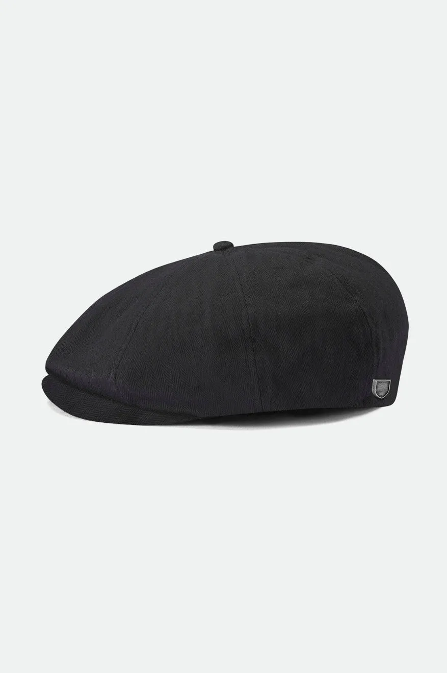 Brood Newsboy Cap - Black Brixton