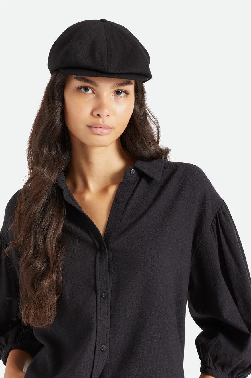 Brood Newsboy Cap - Black Brixton