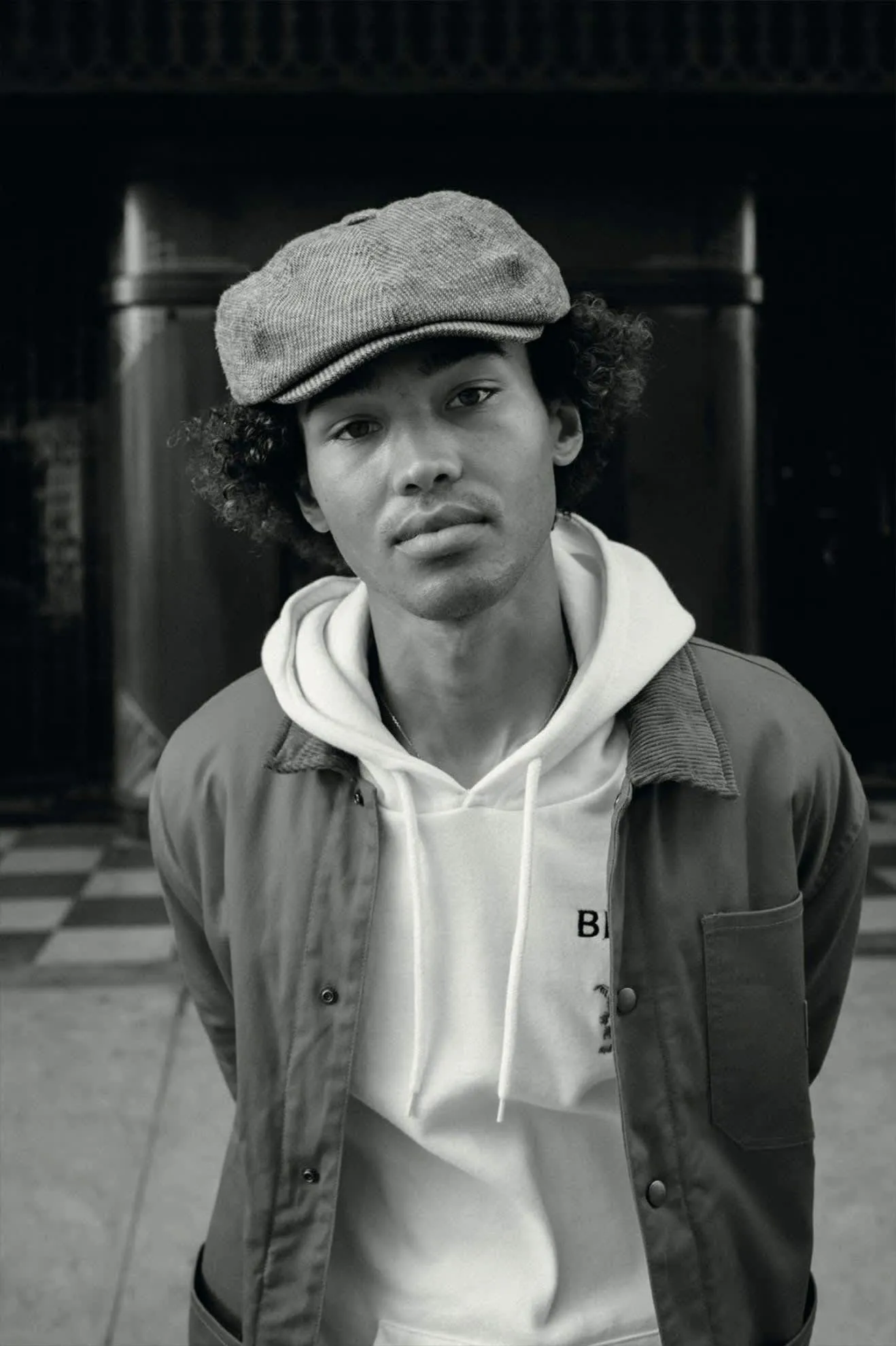 Brood Newsboy Cap - Brown/Khaki Brixton