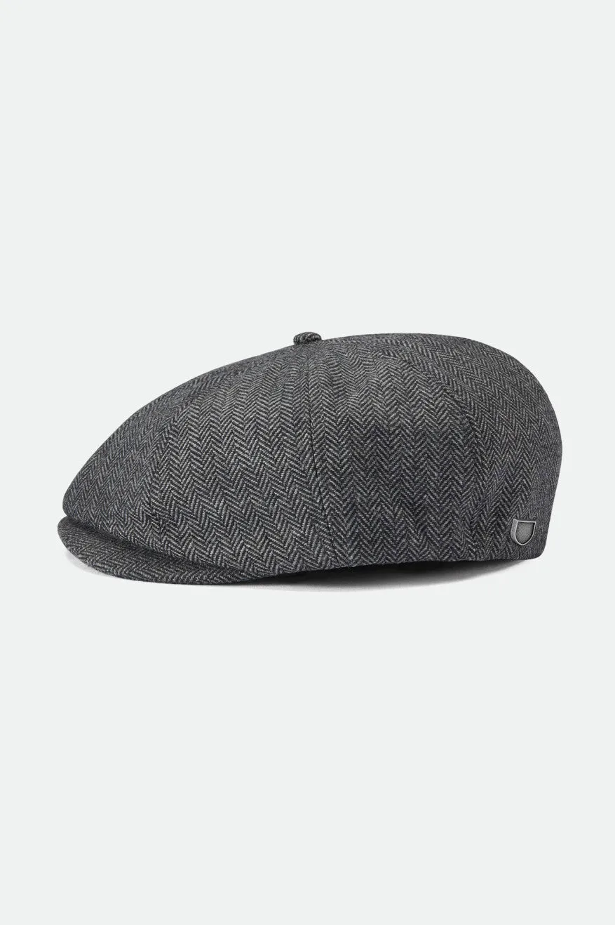 Brood Newsboy Cap - Grey/Black Brixton