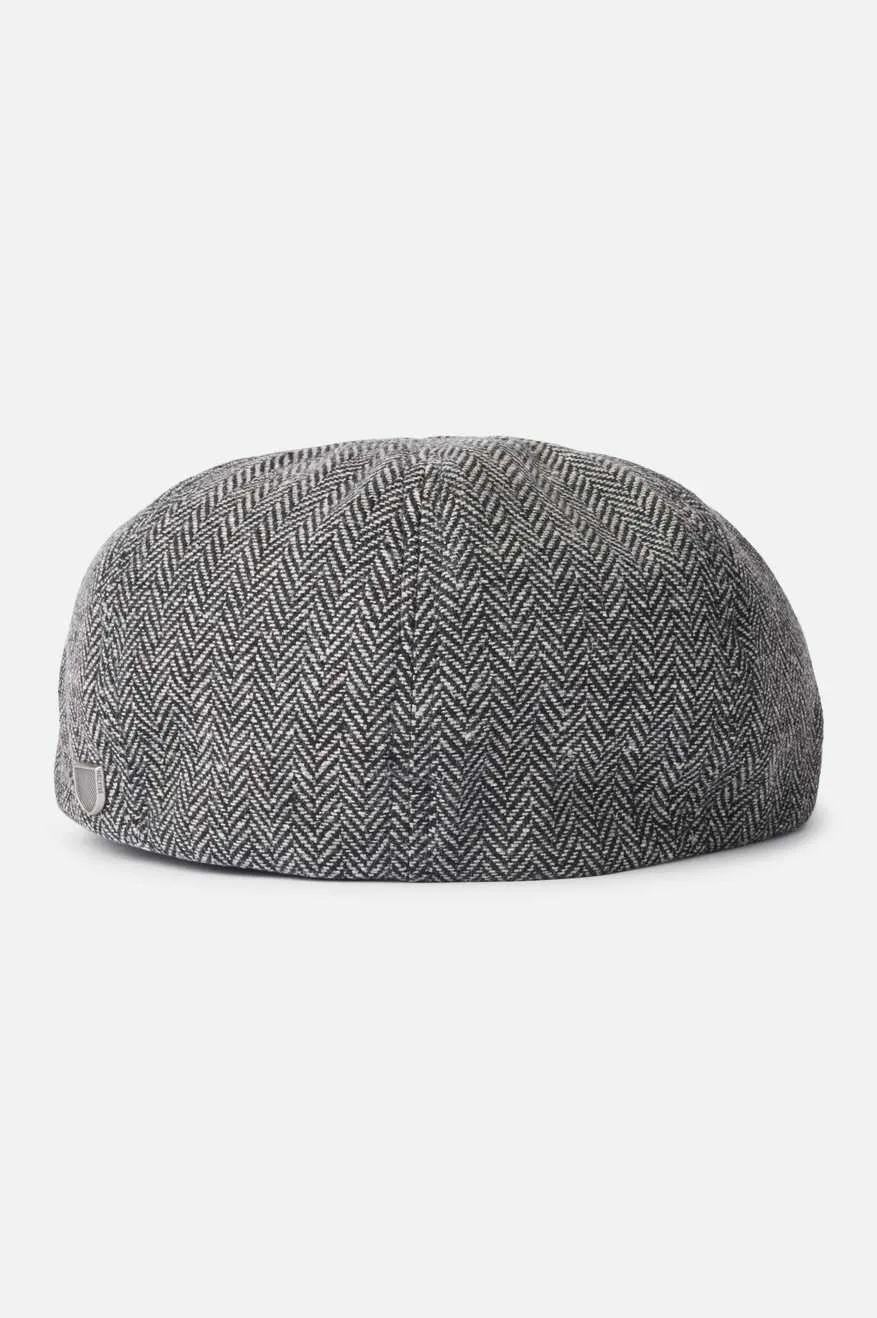 Brood Newsboy Cap - Grey/Black Brixton