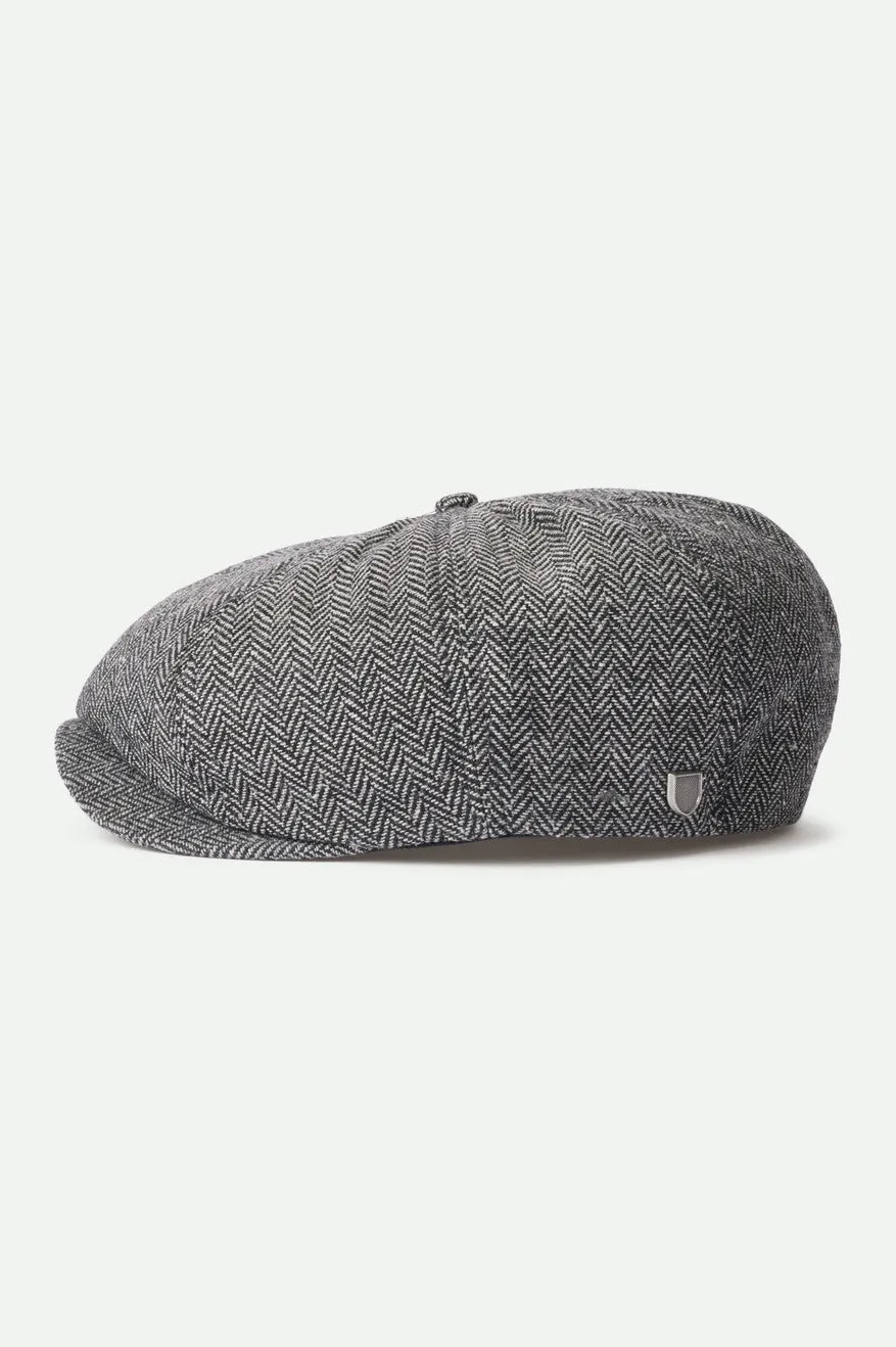Brood Newsboy Cap - Grey/Black Brixton