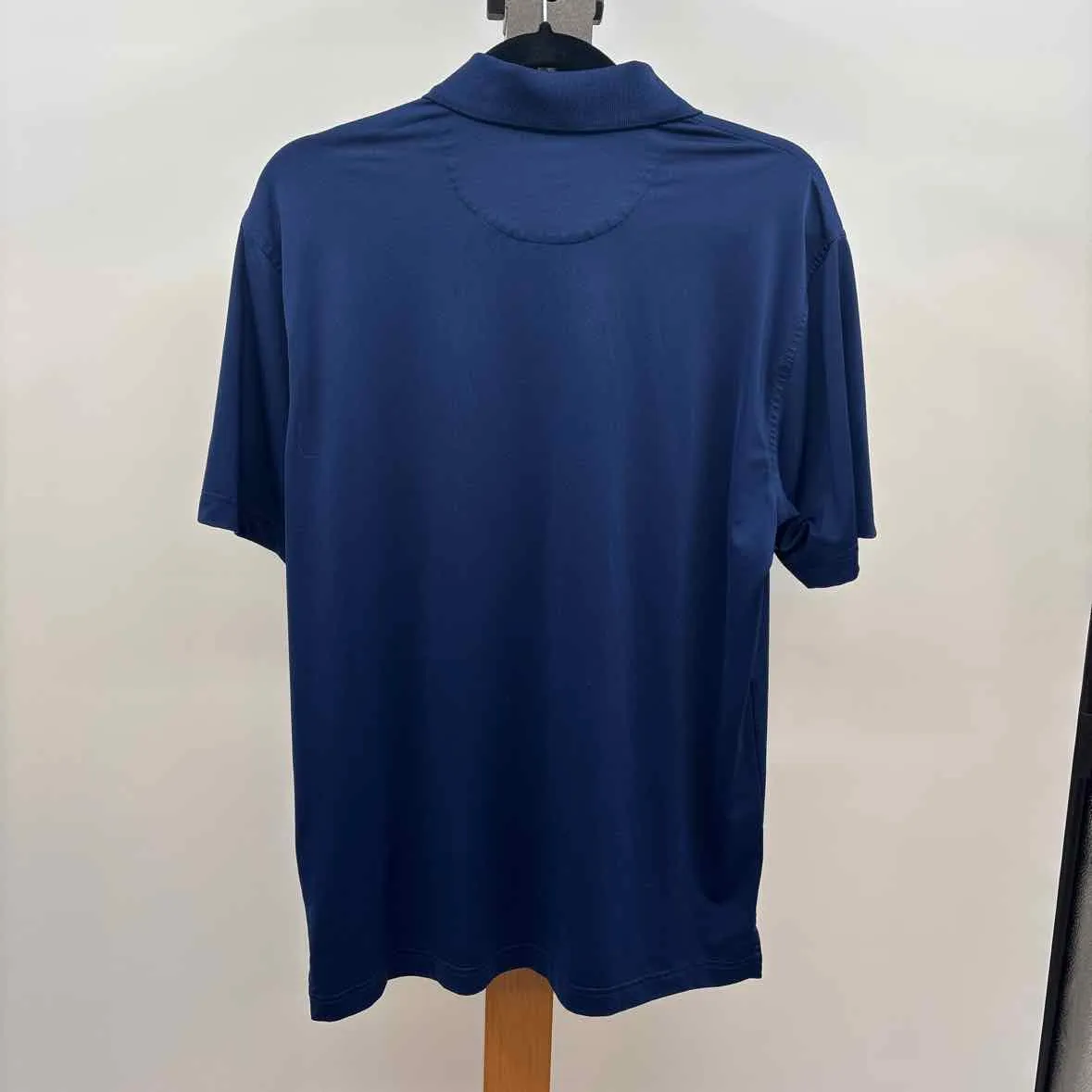Brooks Brothers Men's Size M Navy Solid Short Sleeve Shirt