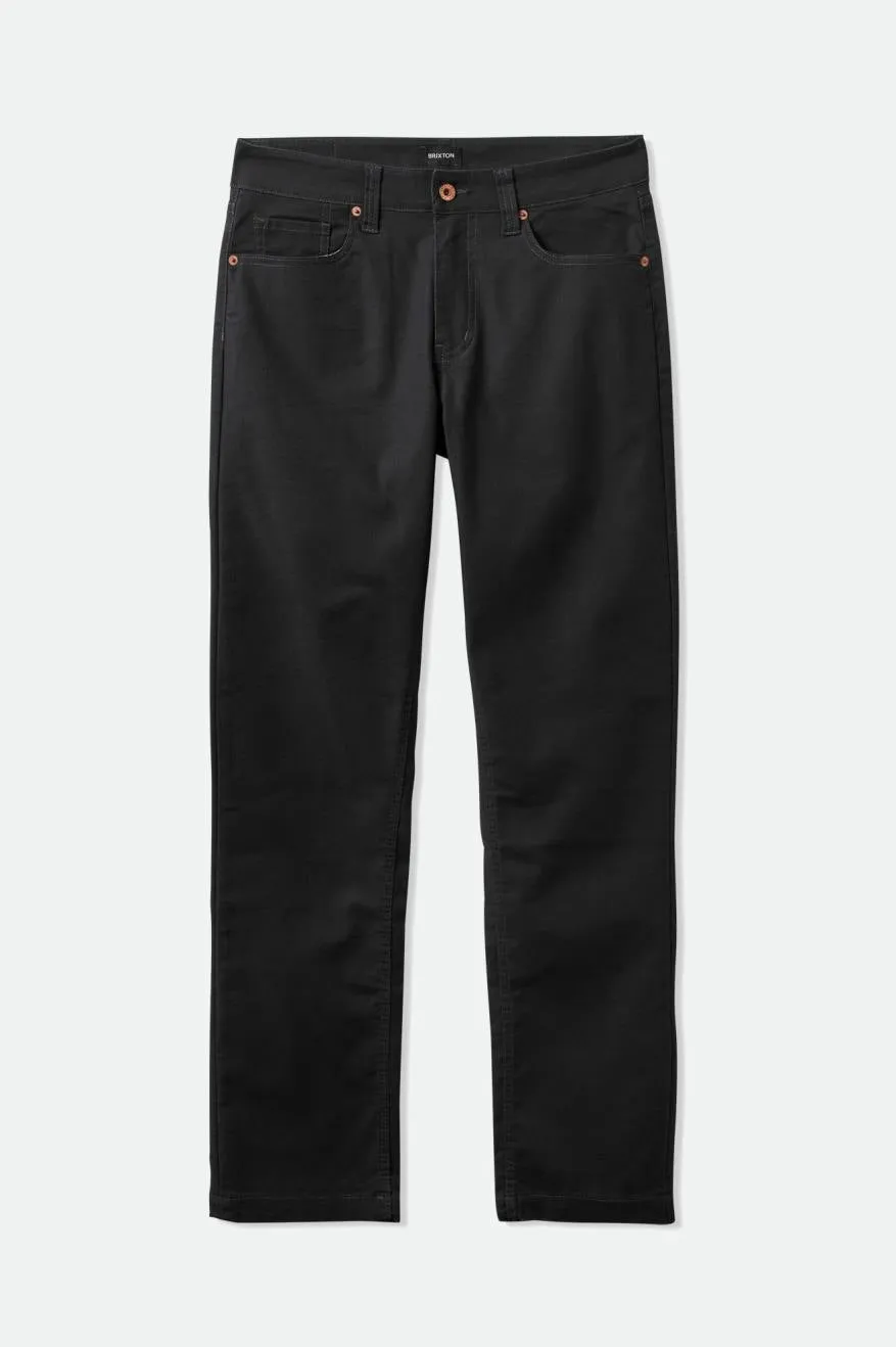 Builders 5-Pocket Stretch Pant - Black Brixton