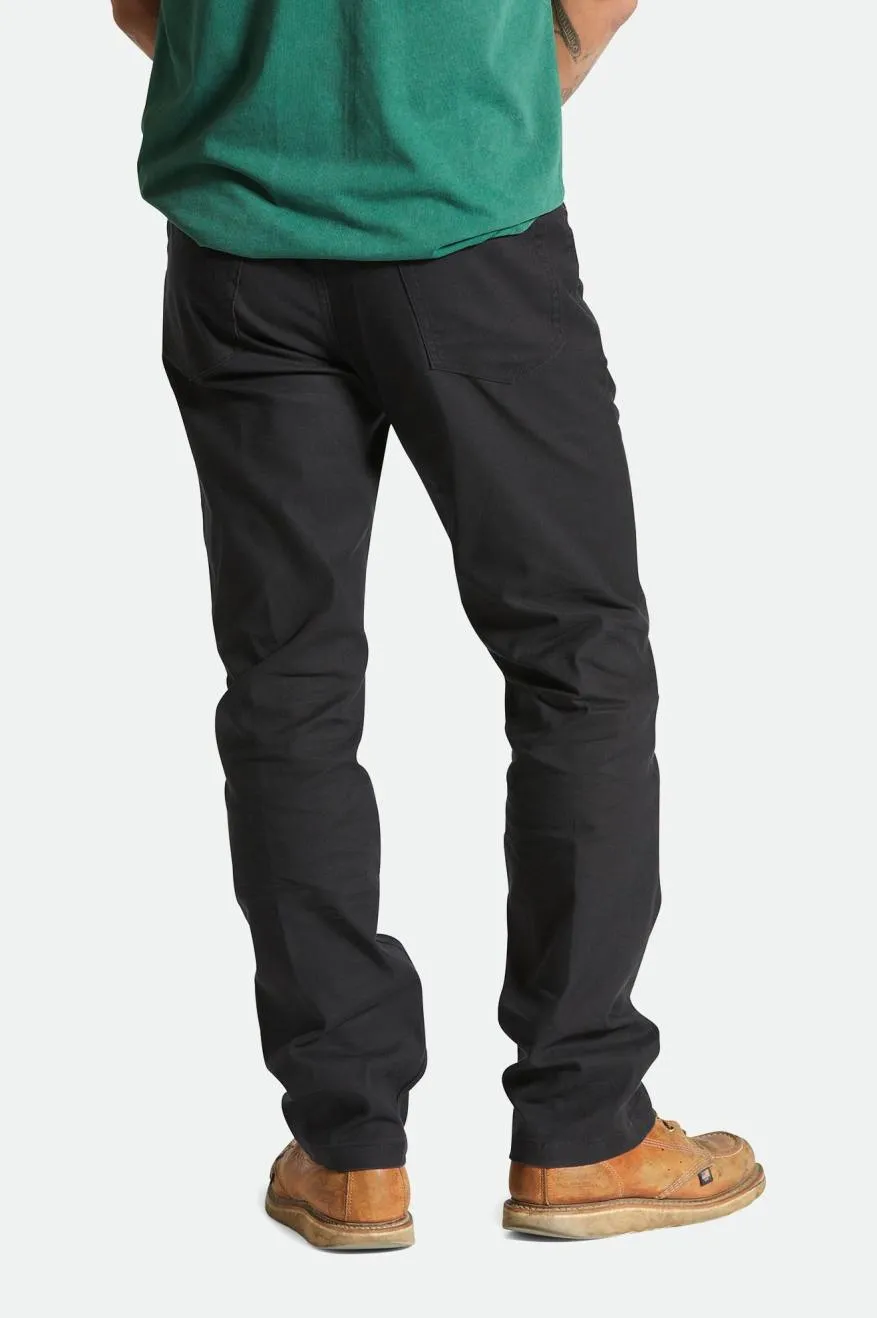 Builders 5-Pocket Stretch Pant - Black Brixton