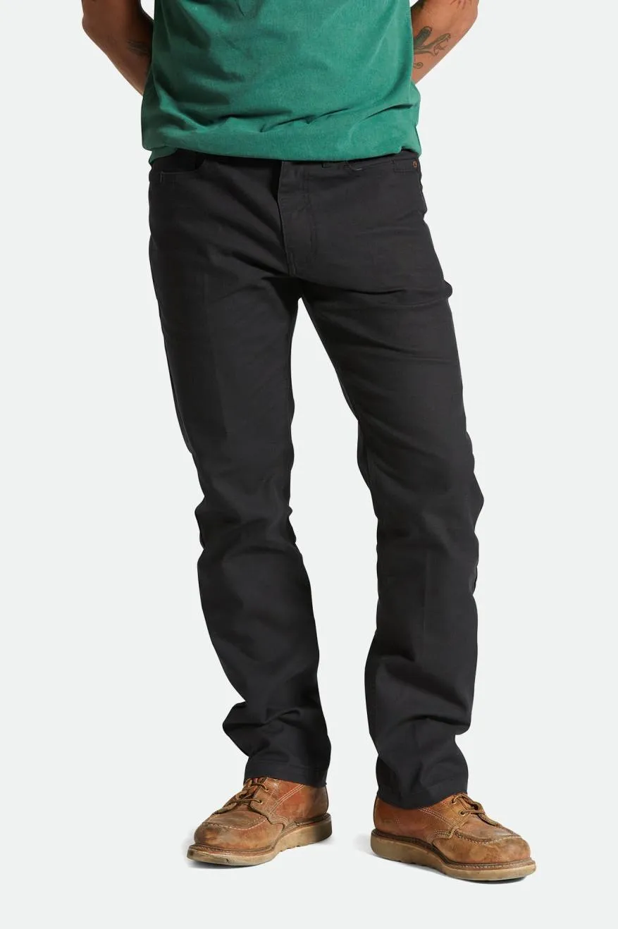 Builders 5-Pocket Stretch Pant - Black Brixton