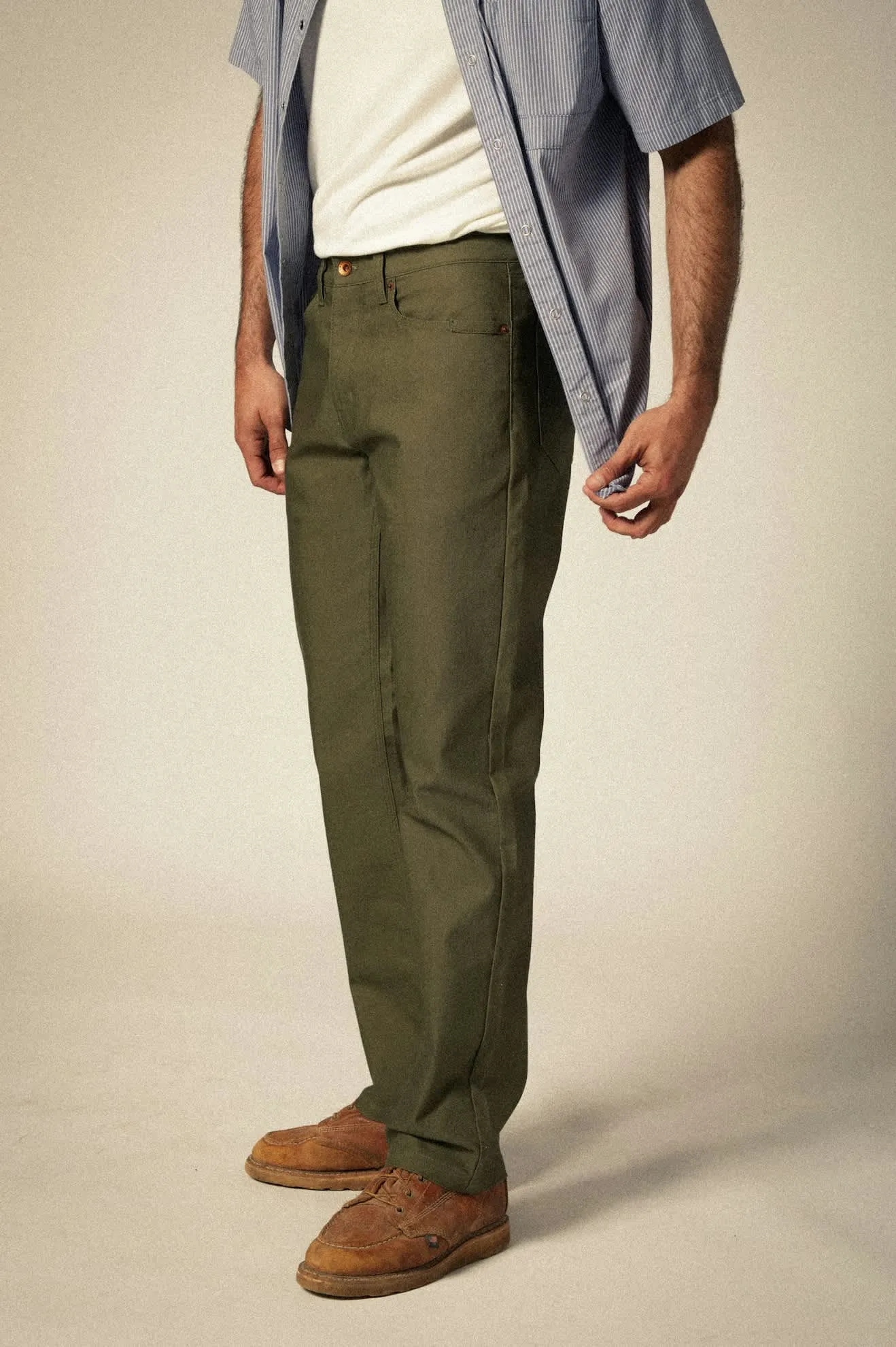 Builders 5-Pocket Stretch Pant - Ivy Green Brixton