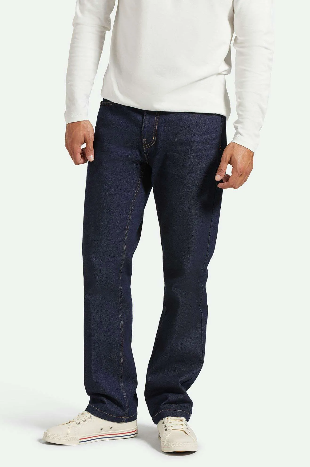 Builders 5-Pocket Stretch Pant - Rinse Denim Brixton