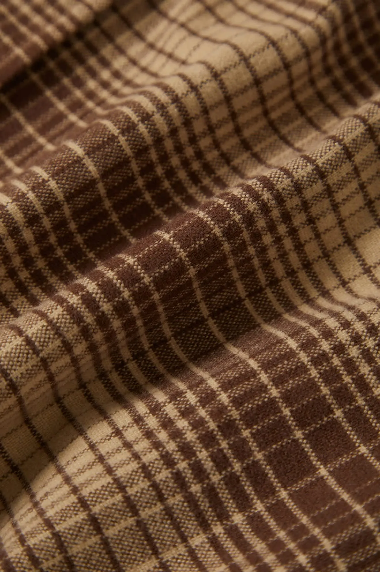 Builders Bowery Stretch Water Resistant L/S Flannel - Pine Needle/Sunbaked Brixton