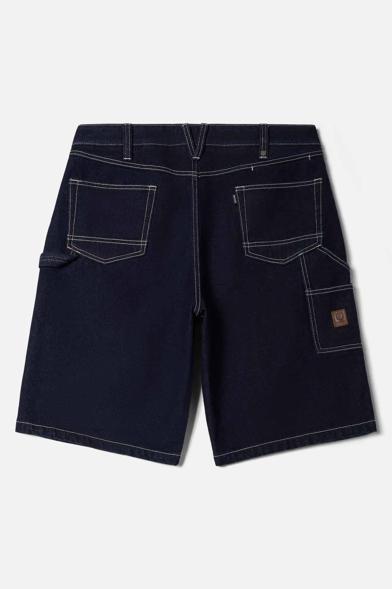 Builders Carpenter Baggy Short - Rinse Denim Brixton