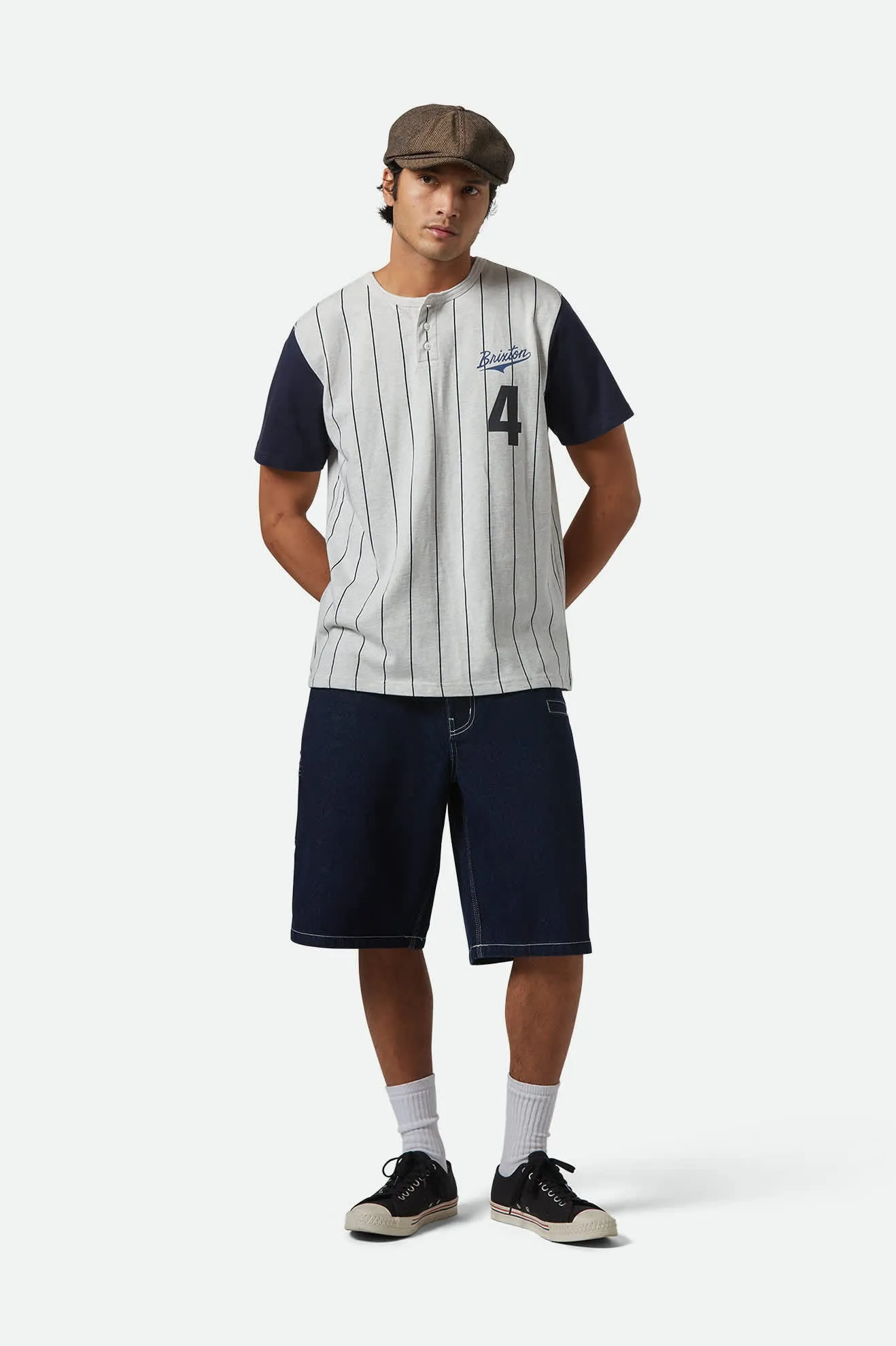 Builders Carpenter Baggy Short - Rinse Denim Brixton