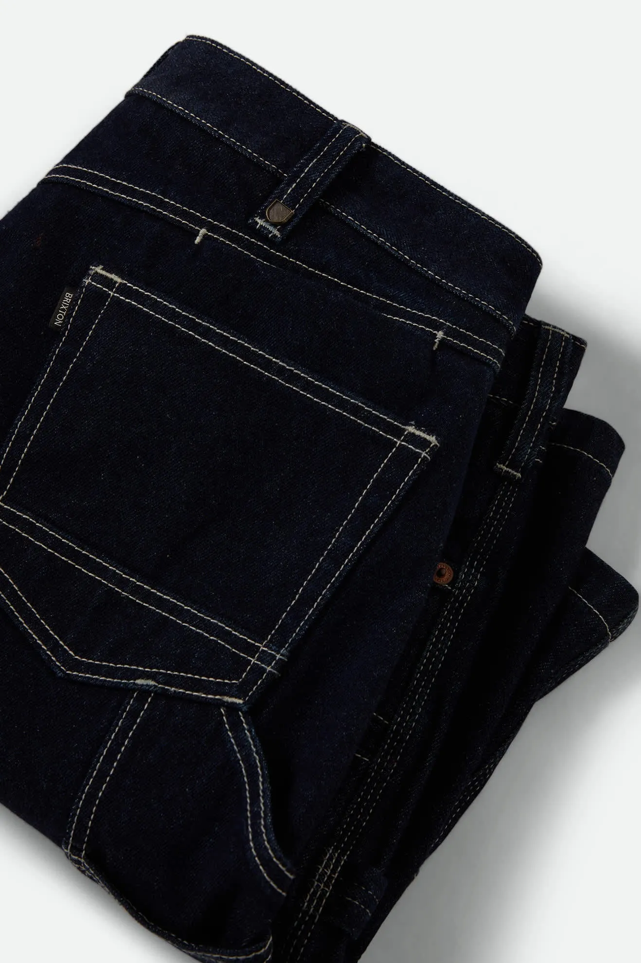 Builders Carpenter Baggy Short - Rinse Denim Brixton