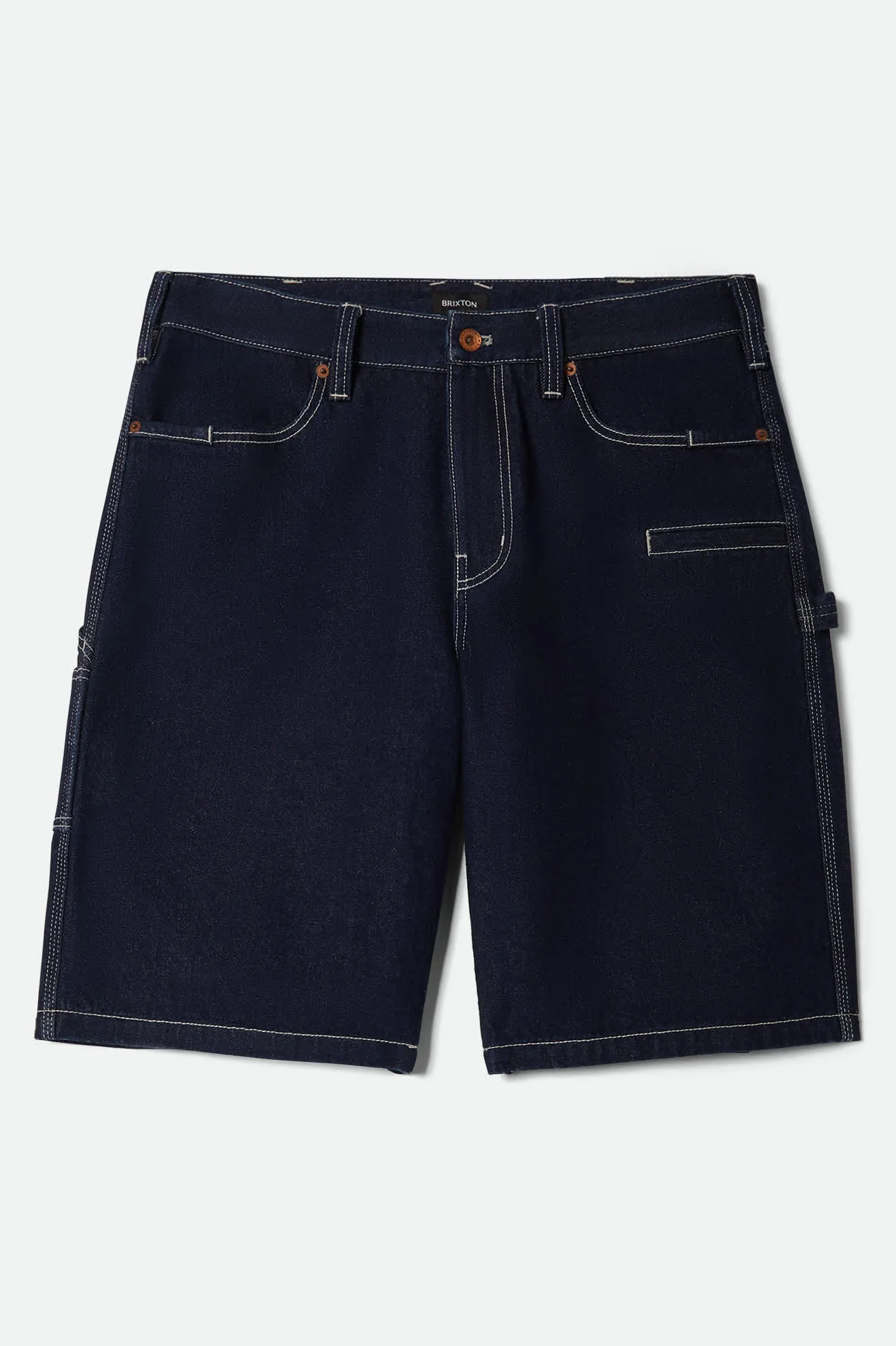 Builders Carpenter Baggy Short - Rinse Denim Brixton