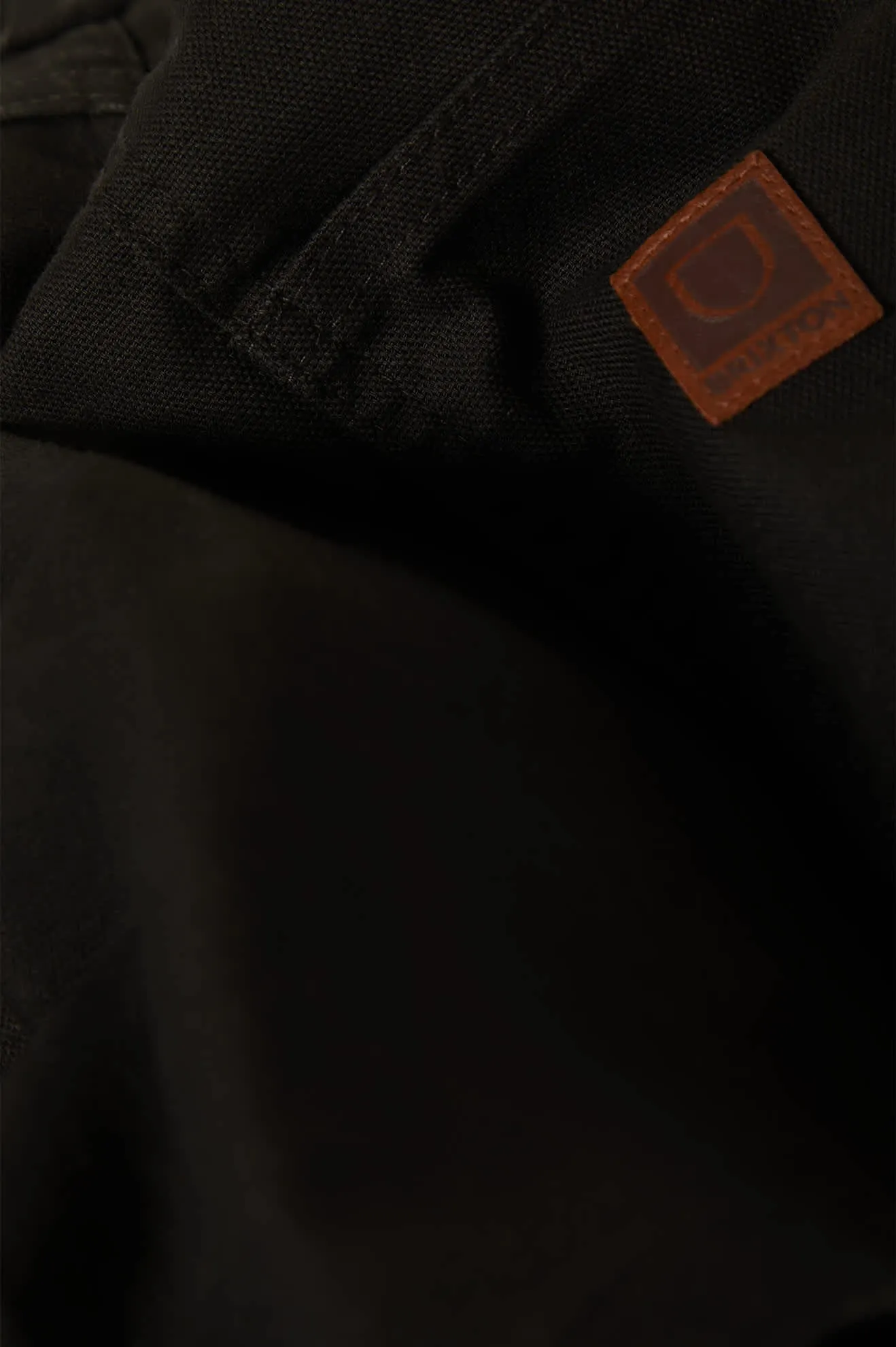 Builders Carpenter Baggy Short - Washed Black Brixton