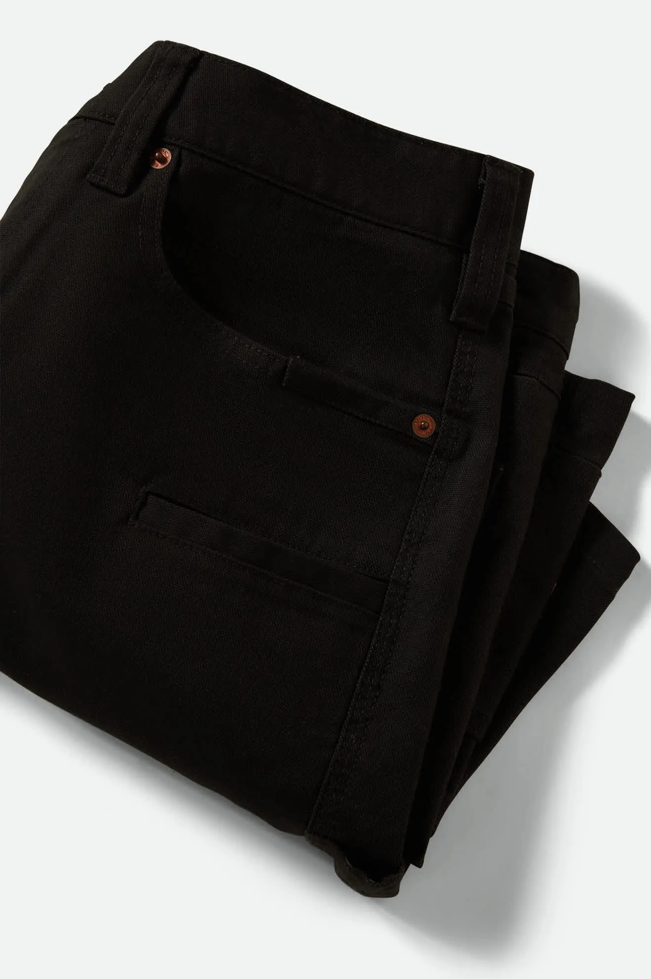 Builders Carpenter Baggy Short - Washed Black Brixton