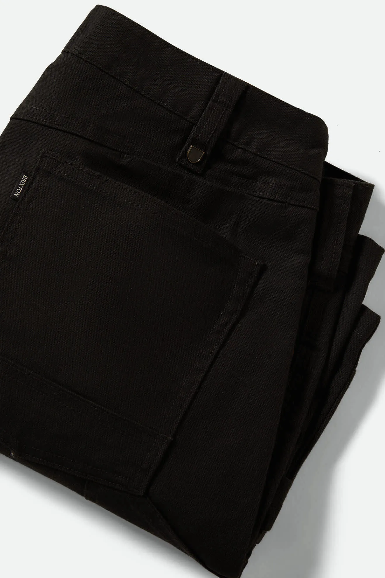 Builders Carpenter Baggy Short - Washed Black Brixton