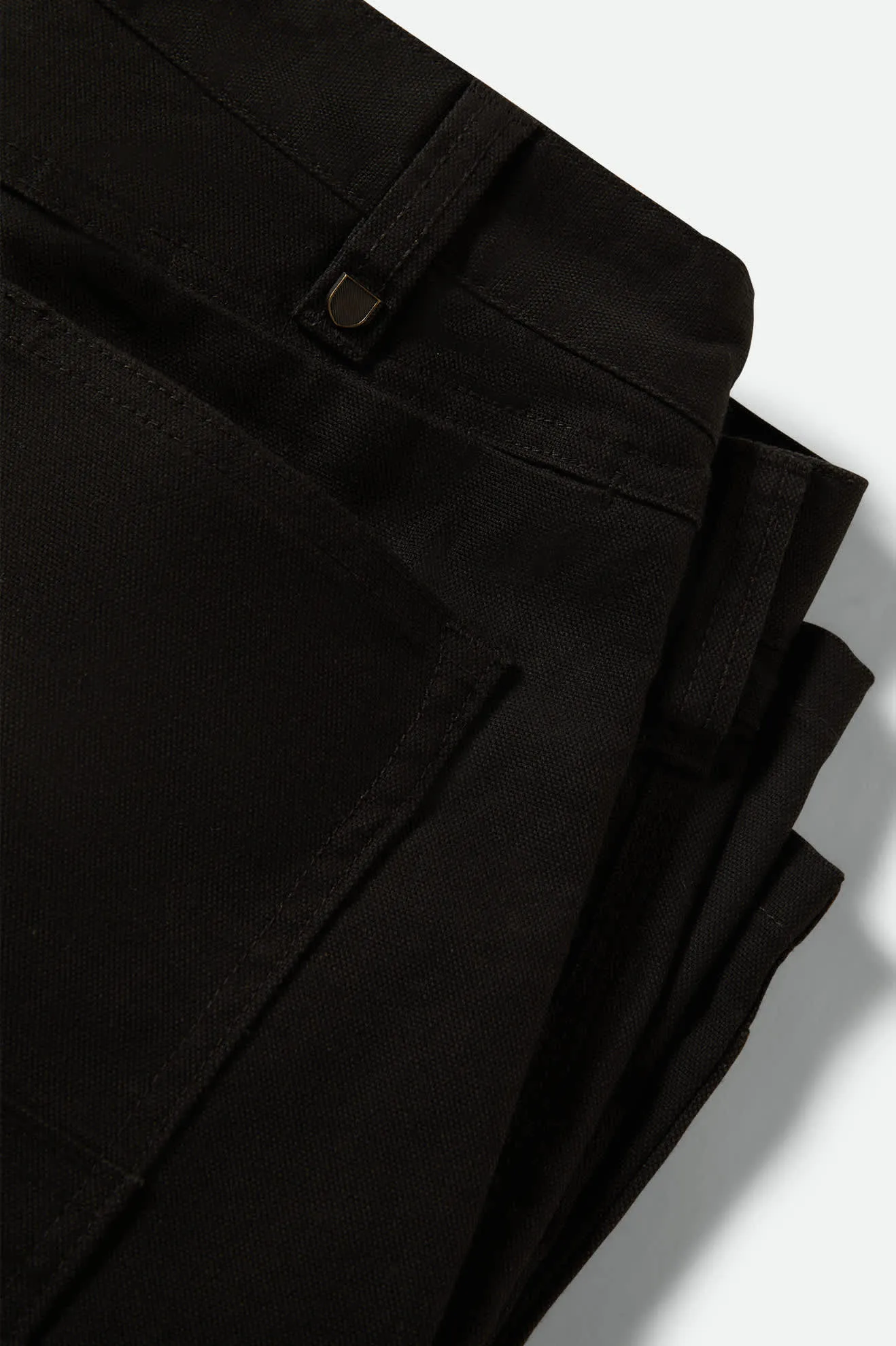 Builders Carpenter Baggy Short - Washed Black Brixton