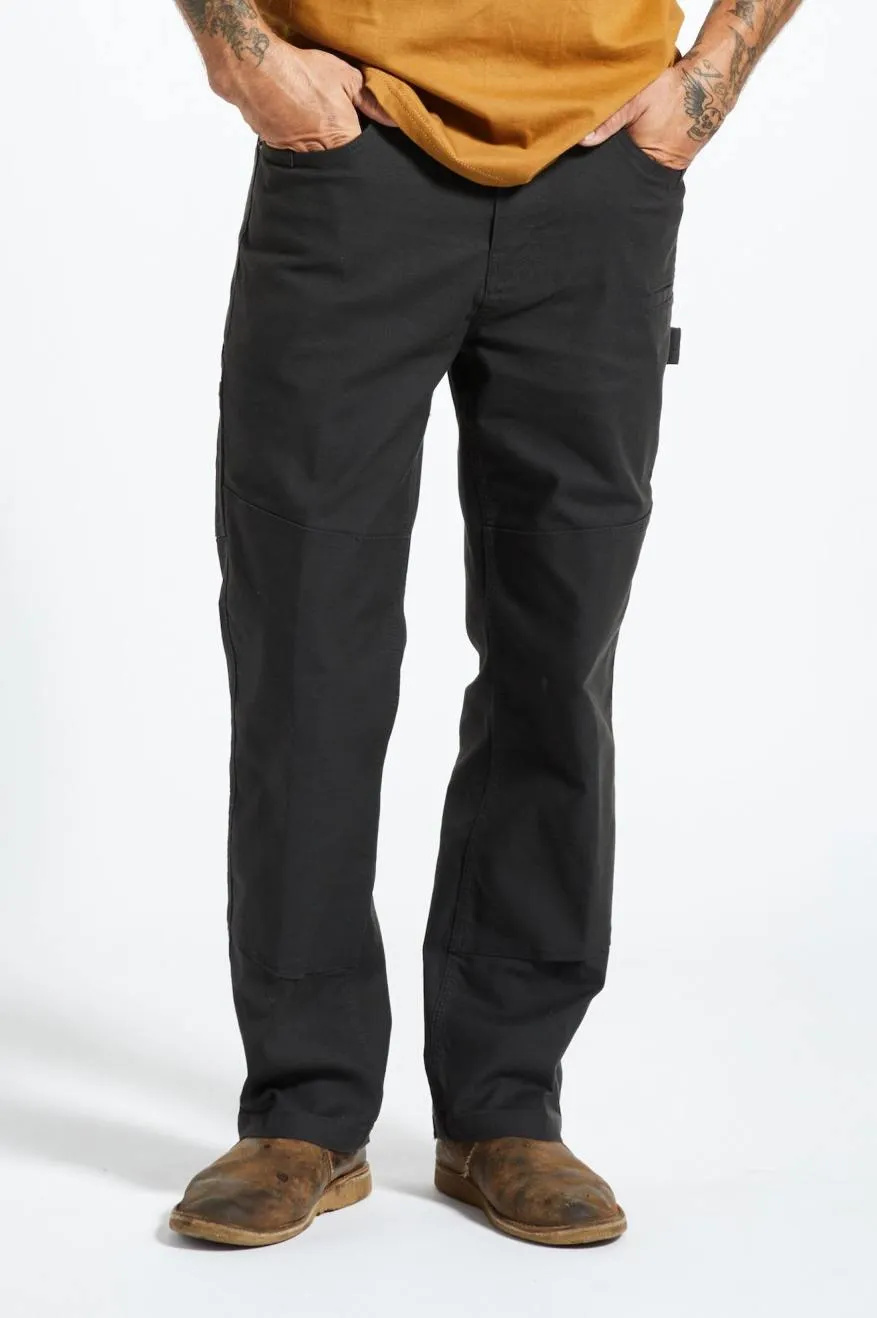 Builders Carpenter Stretch Pant - Washed Black Brixton