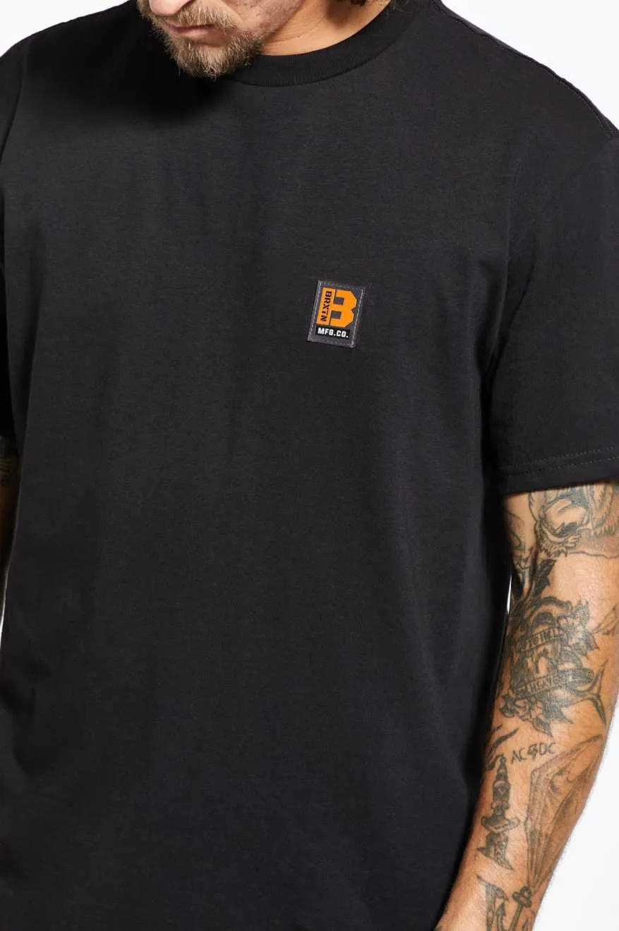 Builders S/S Standard T-Shirt - Black Brixton