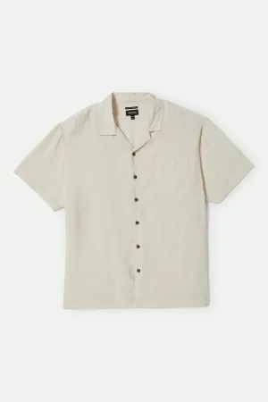 Bunker S/S Camp Collar Shirt - Whitecap Brixton