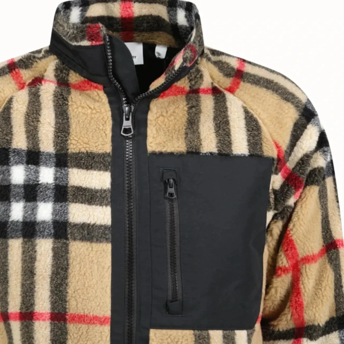 Burberry Full Check Fleece Jacket