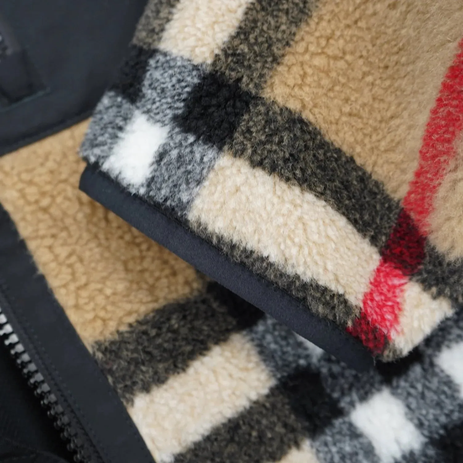 Burberry Full Check Fleece Jacket