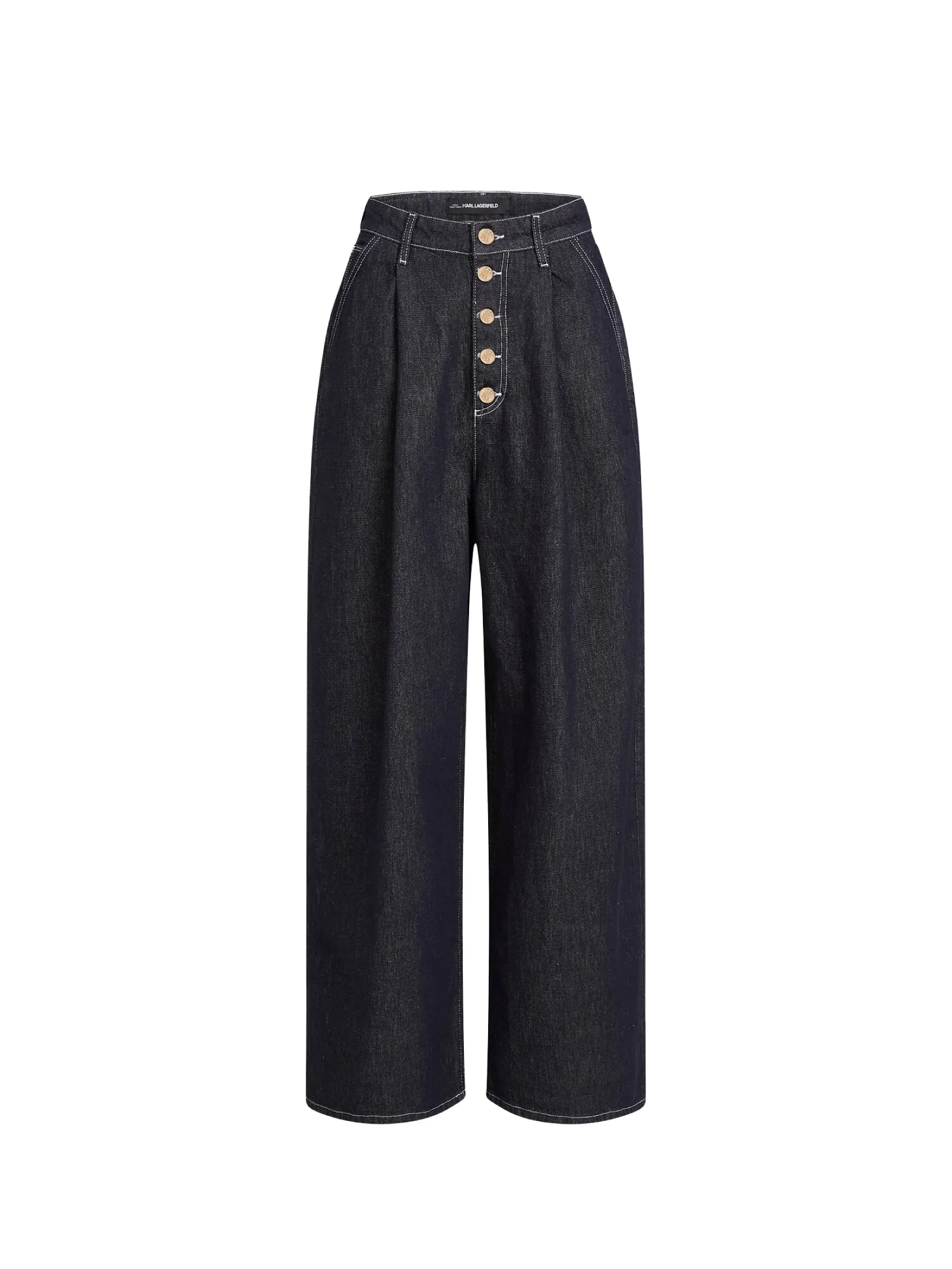 BUTTON DENIM PANTS
