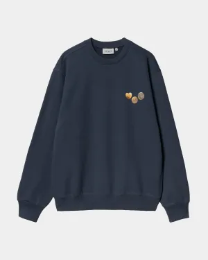 Button Sweatshirt | Blue Carhartt WIP