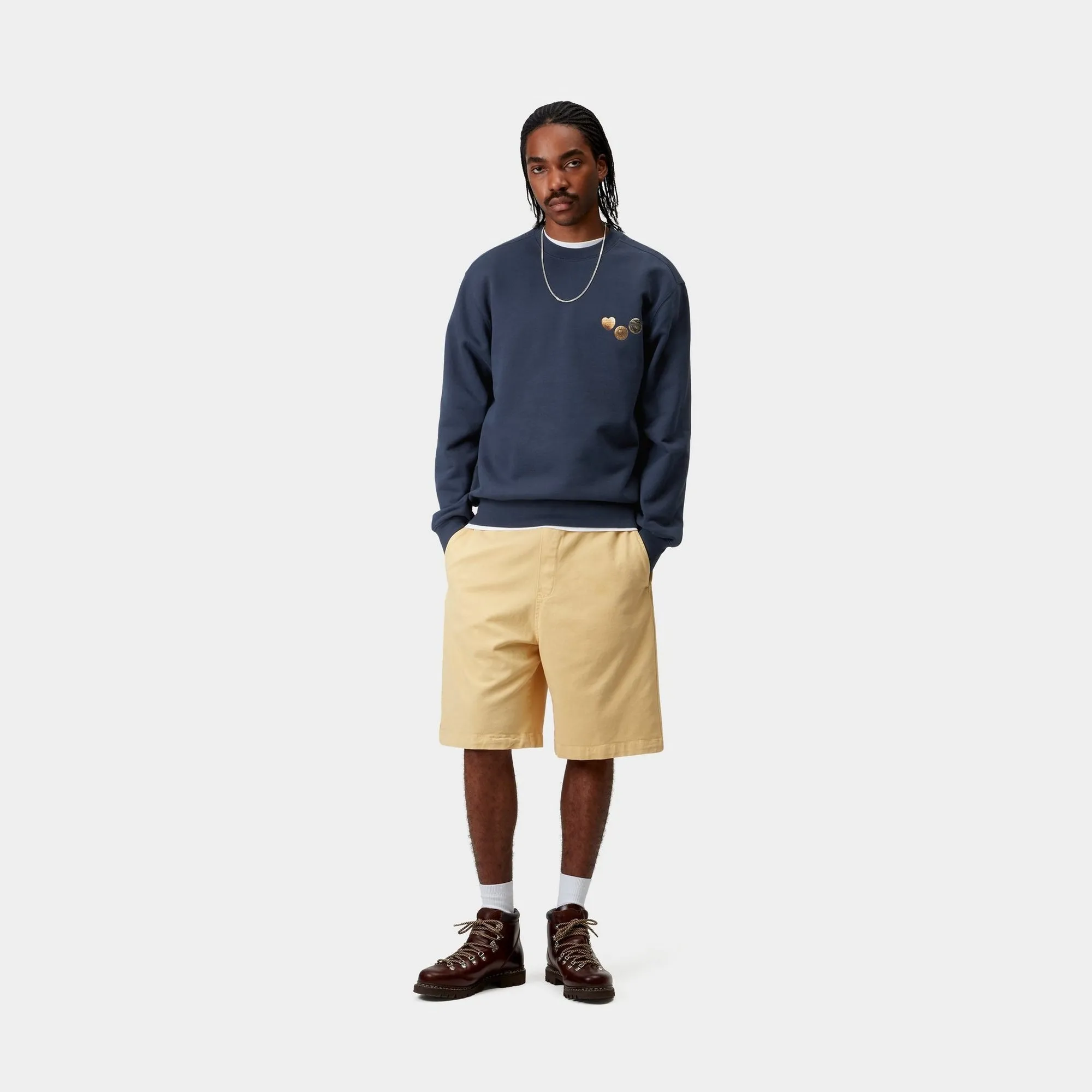 Button Sweatshirt | Blue Carhartt WIP