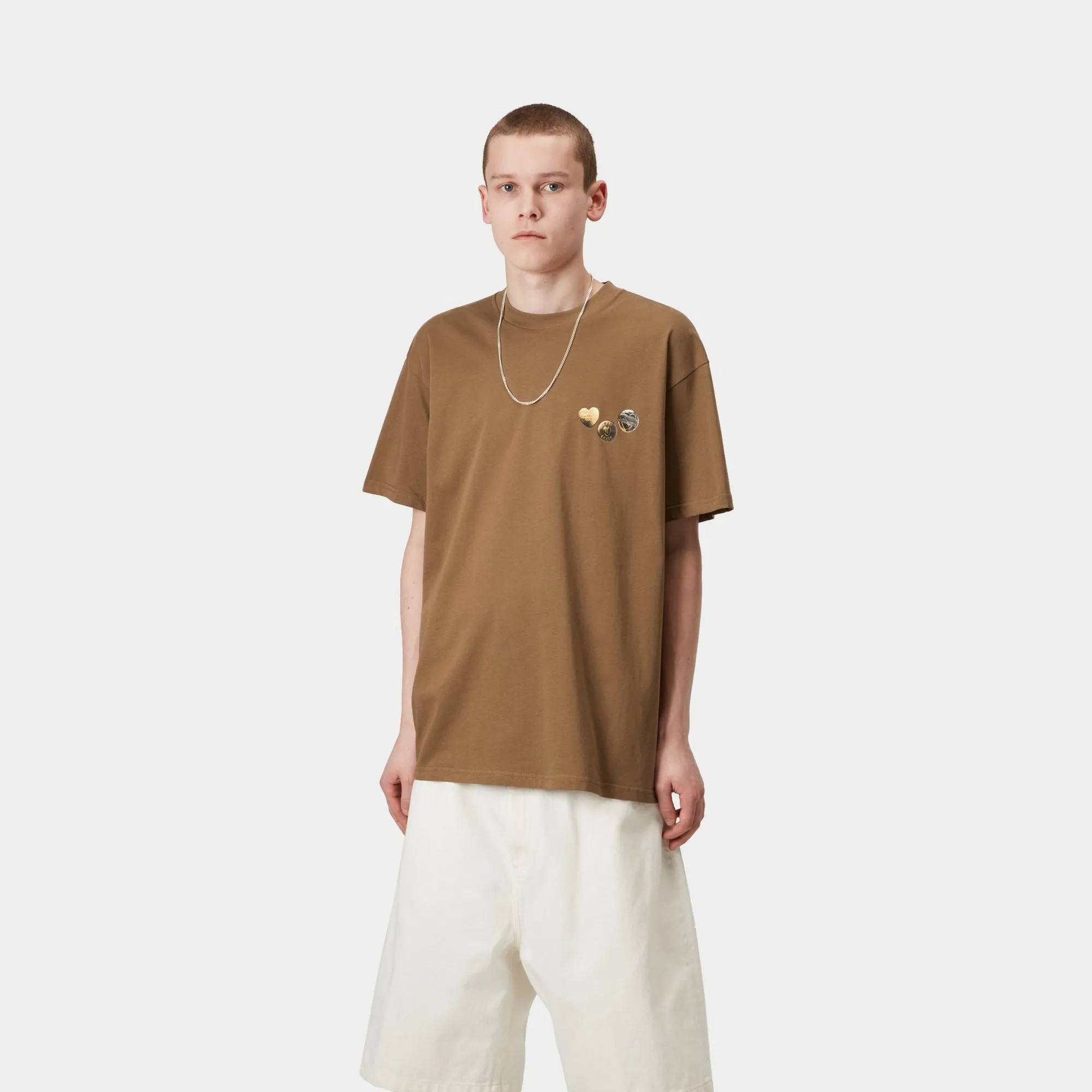 Button T-Shirt | Hamilton Brown Carhartt WIP