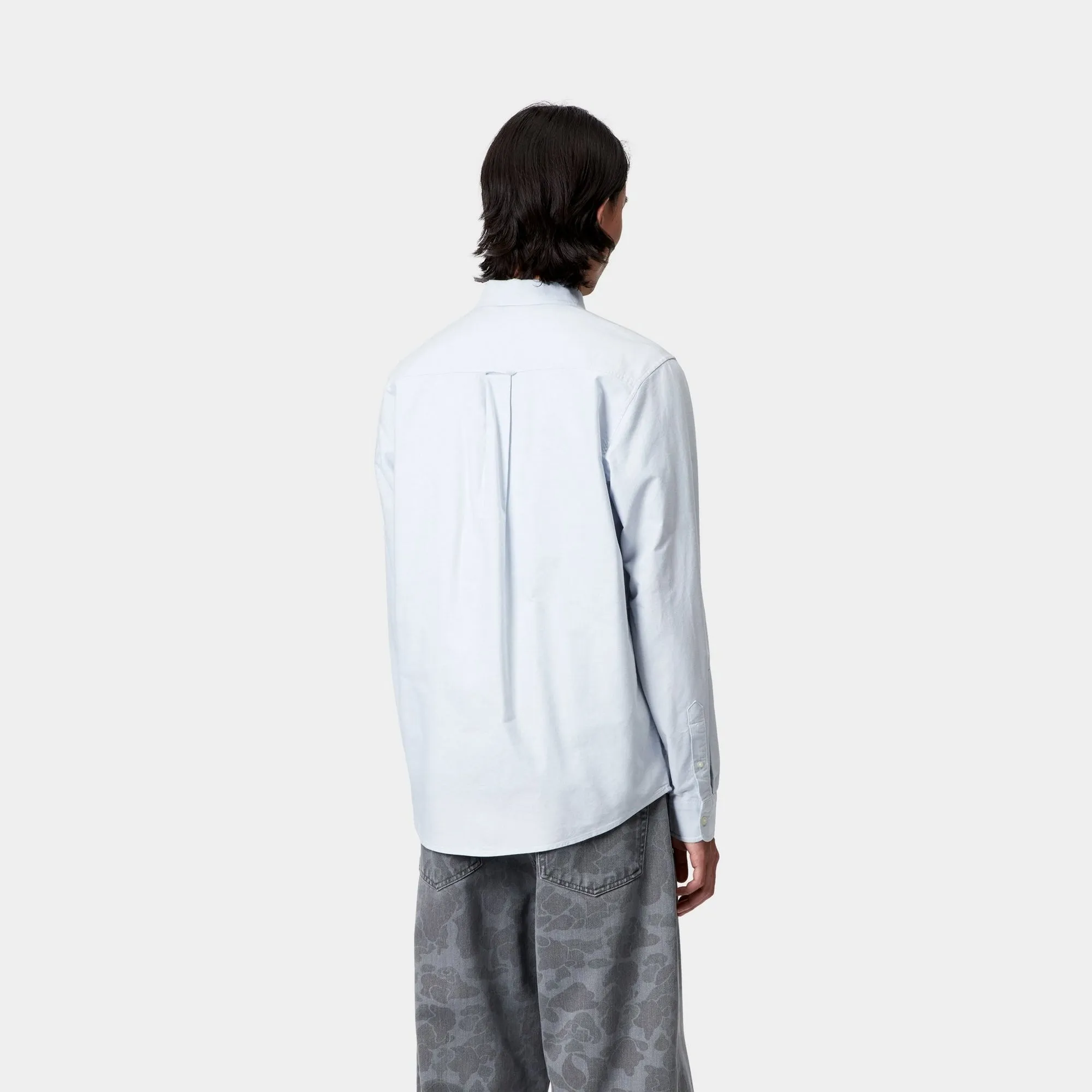 C-Logo Shirt | Blue Fog / White Carhartt WIP