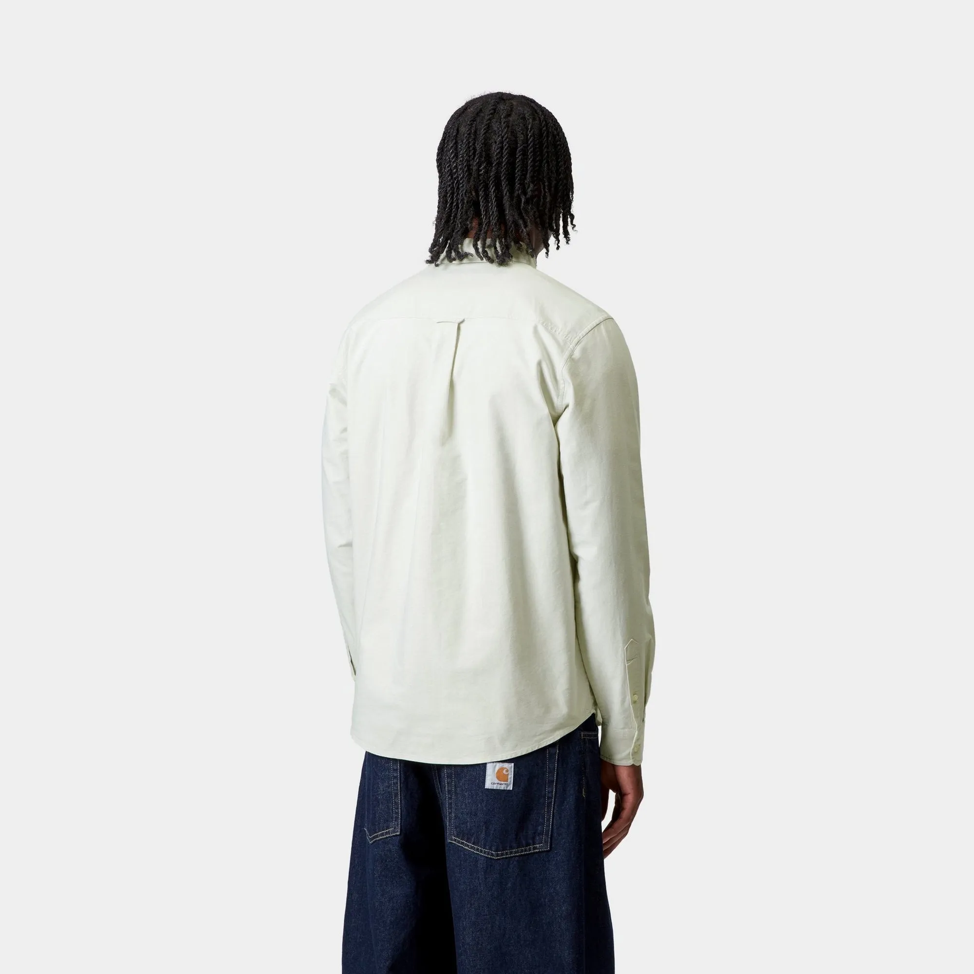 C-Logo Shirt | Pale Olive / White Carhartt WIP