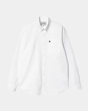 C-Logo Shirt | White / Dark Navy Carhartt WIP