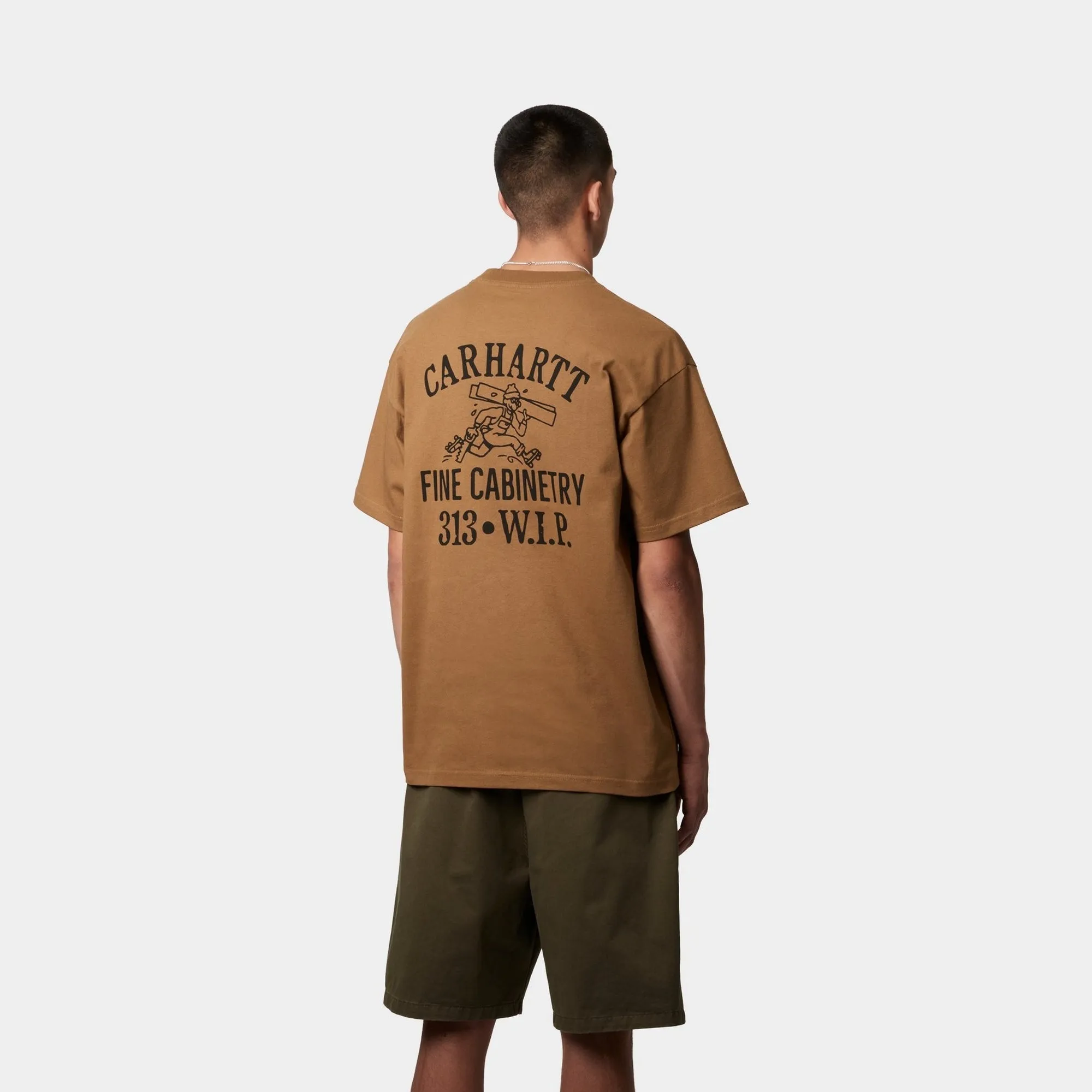 Cabinetry T-Shirt | Hamilton Brown / Black Carhartt WIP