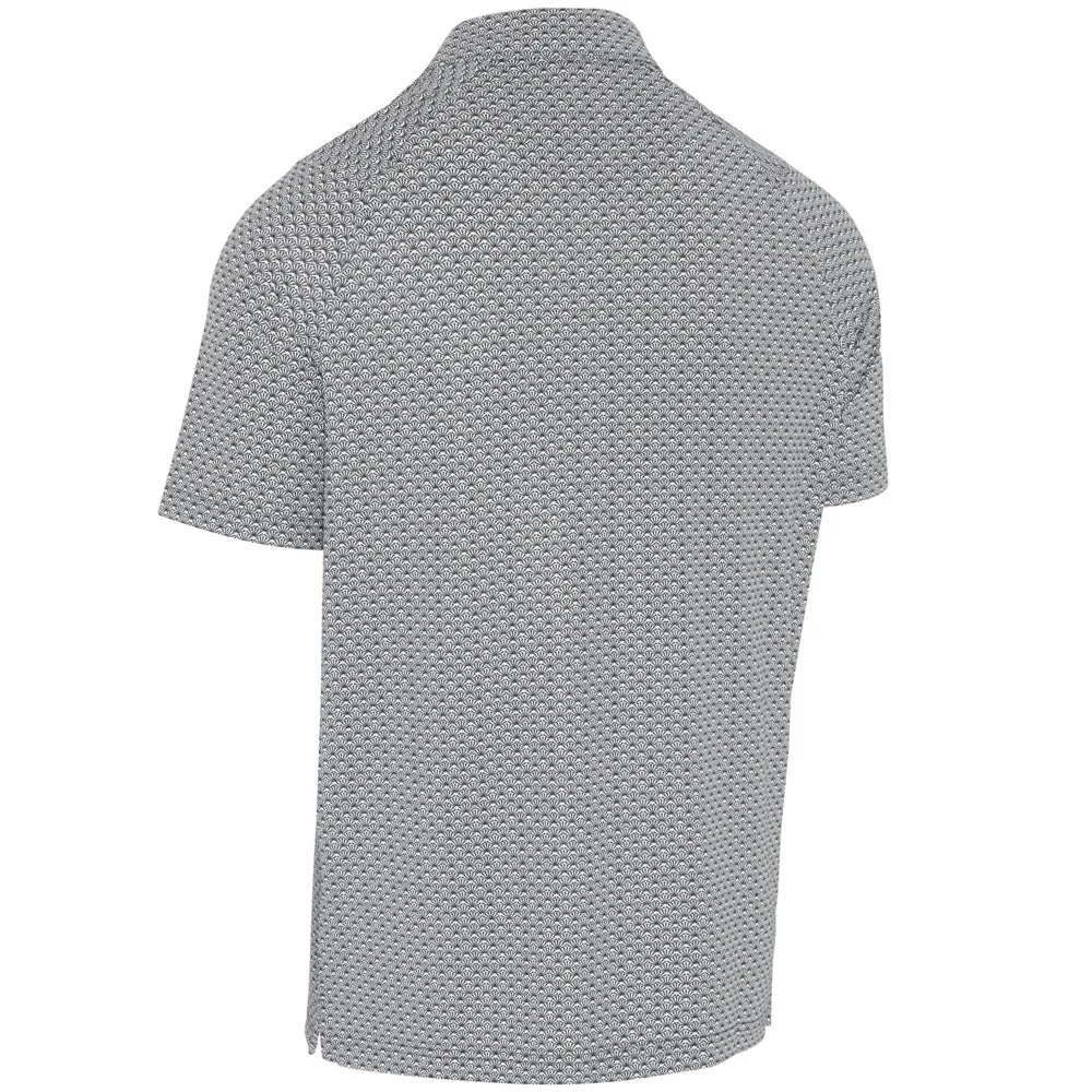 Callaway Tee All Over Print Polo Shirt - Caviar