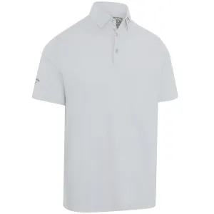 Callaway Ventilated Classic Jacquard Polo Shirt - Gray Dawn