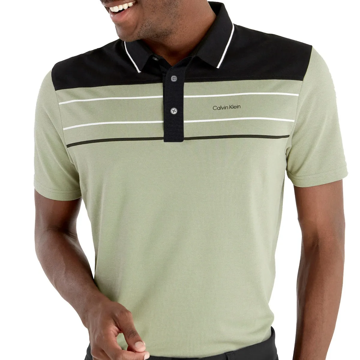 Calvin Klein Blackwater Polo Shirt - Cameo Green