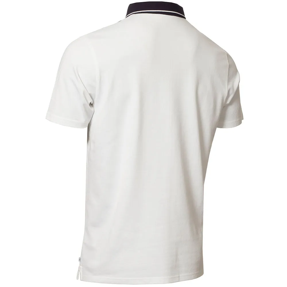 Calvin Klein Blackwater Polo Shirt - White/Orange