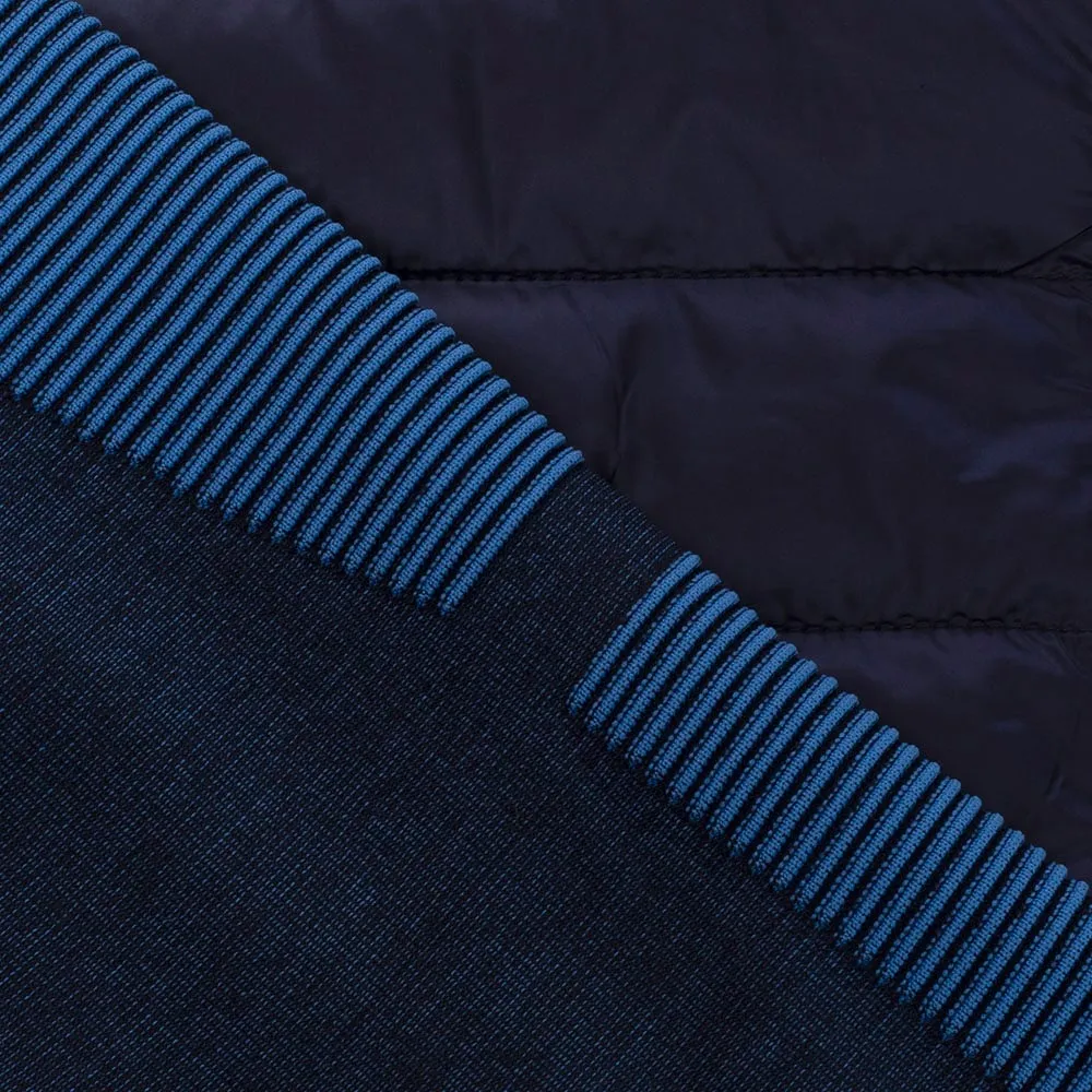 Calvin Klein Dynamo Tech Knit Jacket - Navy/Ocean Blue