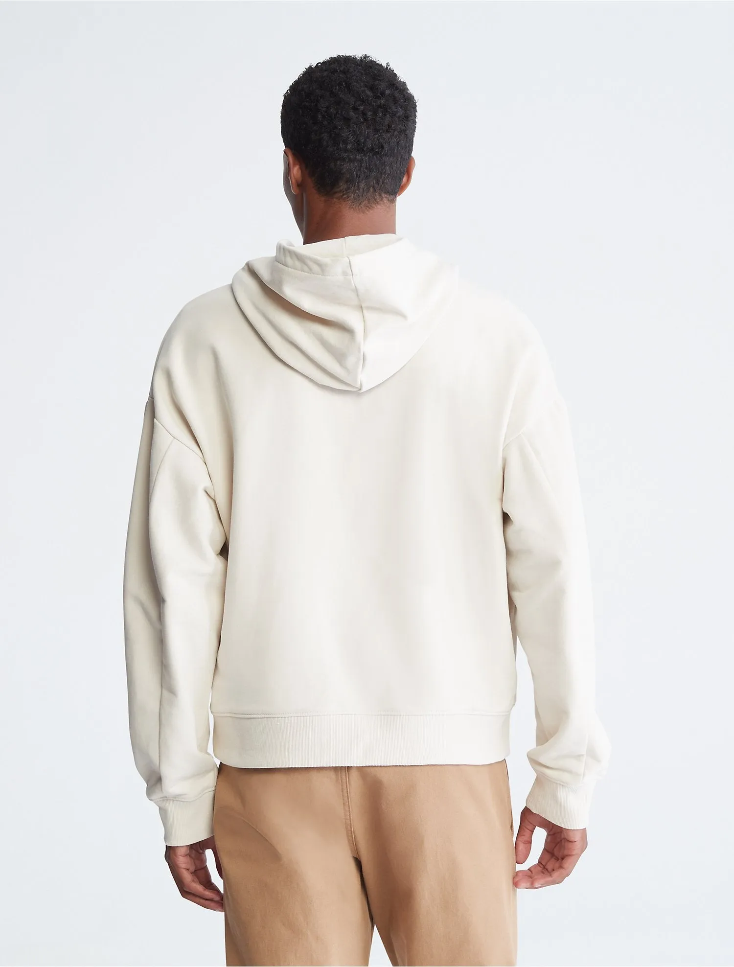 Calvin Klein Khakis Relaxed Fit Stencil Logo Hoodie - Men