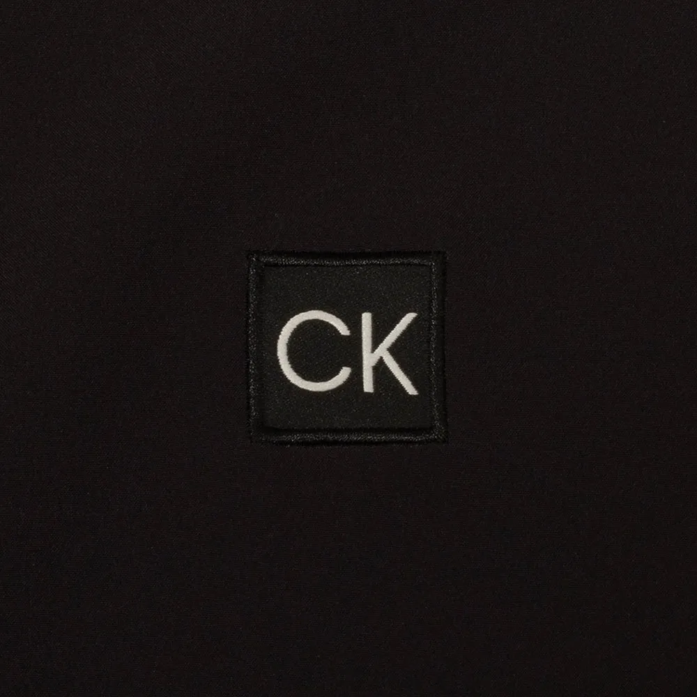 Calvin Klein Motion Full Zip Windbreaker Jacket - Black