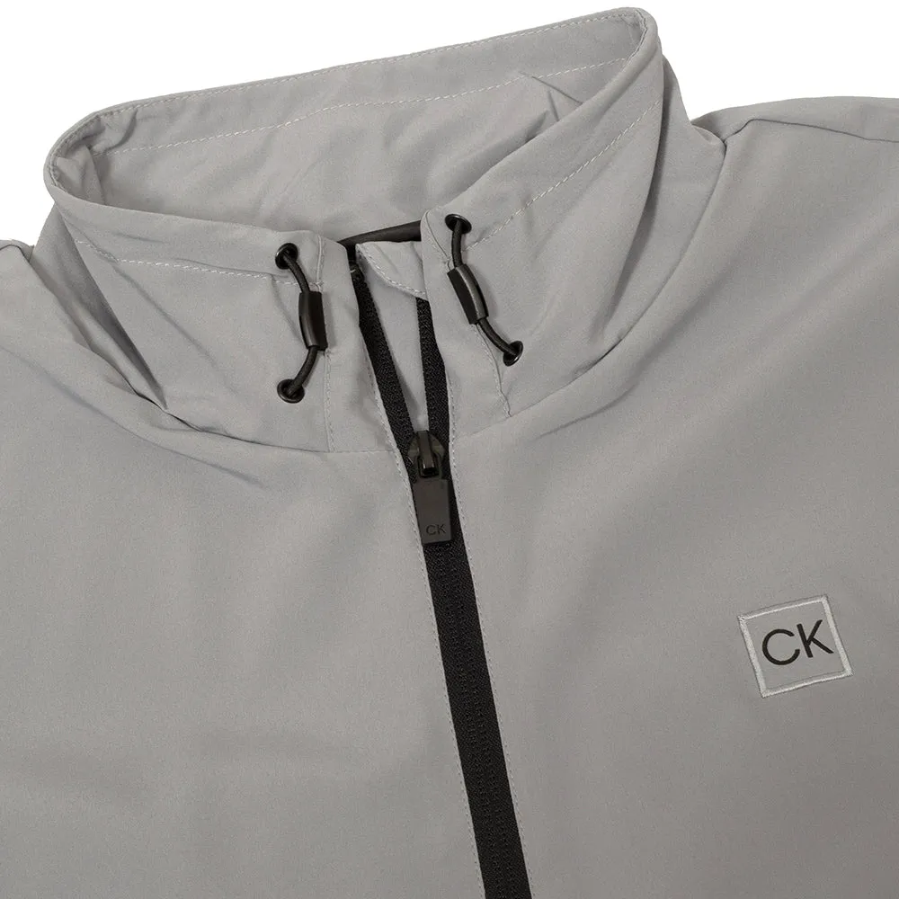 Calvin Klein Motion Full Zip Windbreaker Jacket - Silver
