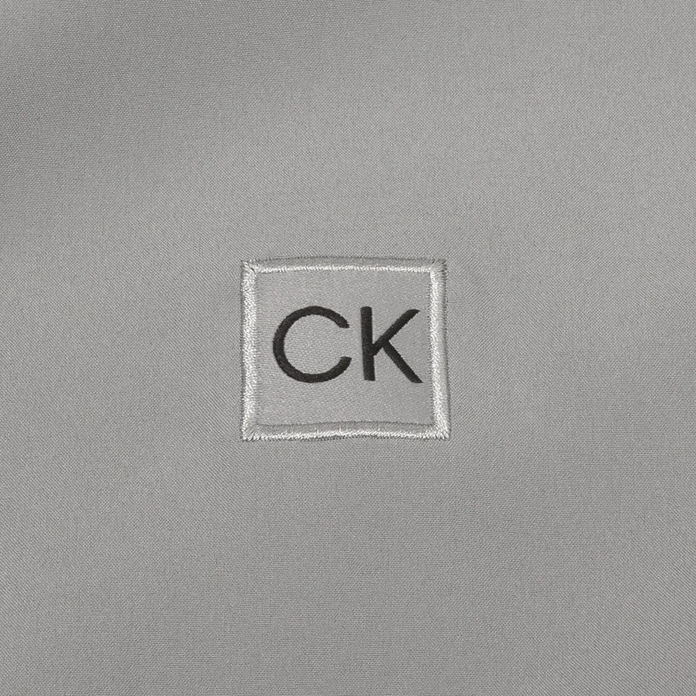 Calvin Klein Motion Full Zip Windbreaker Jacket - Silver