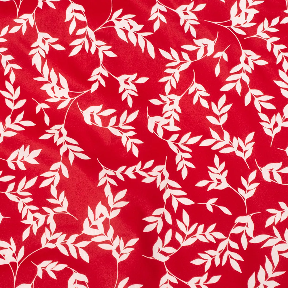 Calvin Klein Printed Windbreaker Jacket - Red/White
