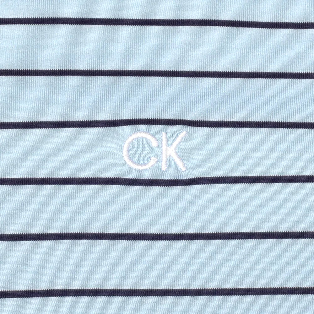 Calvin Klein Silverstone Polo Shirt - Blue/Evening Blue