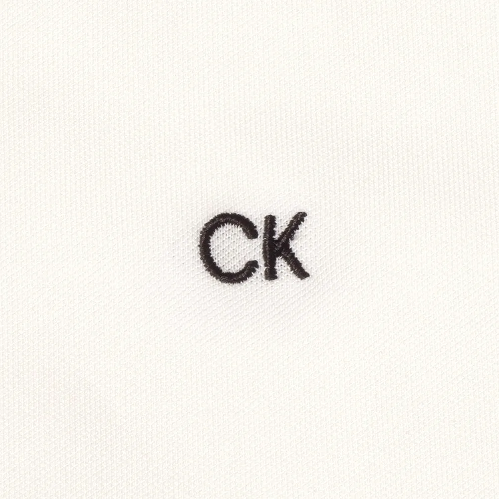 Calvin Klein Uni Polo Shirt - White