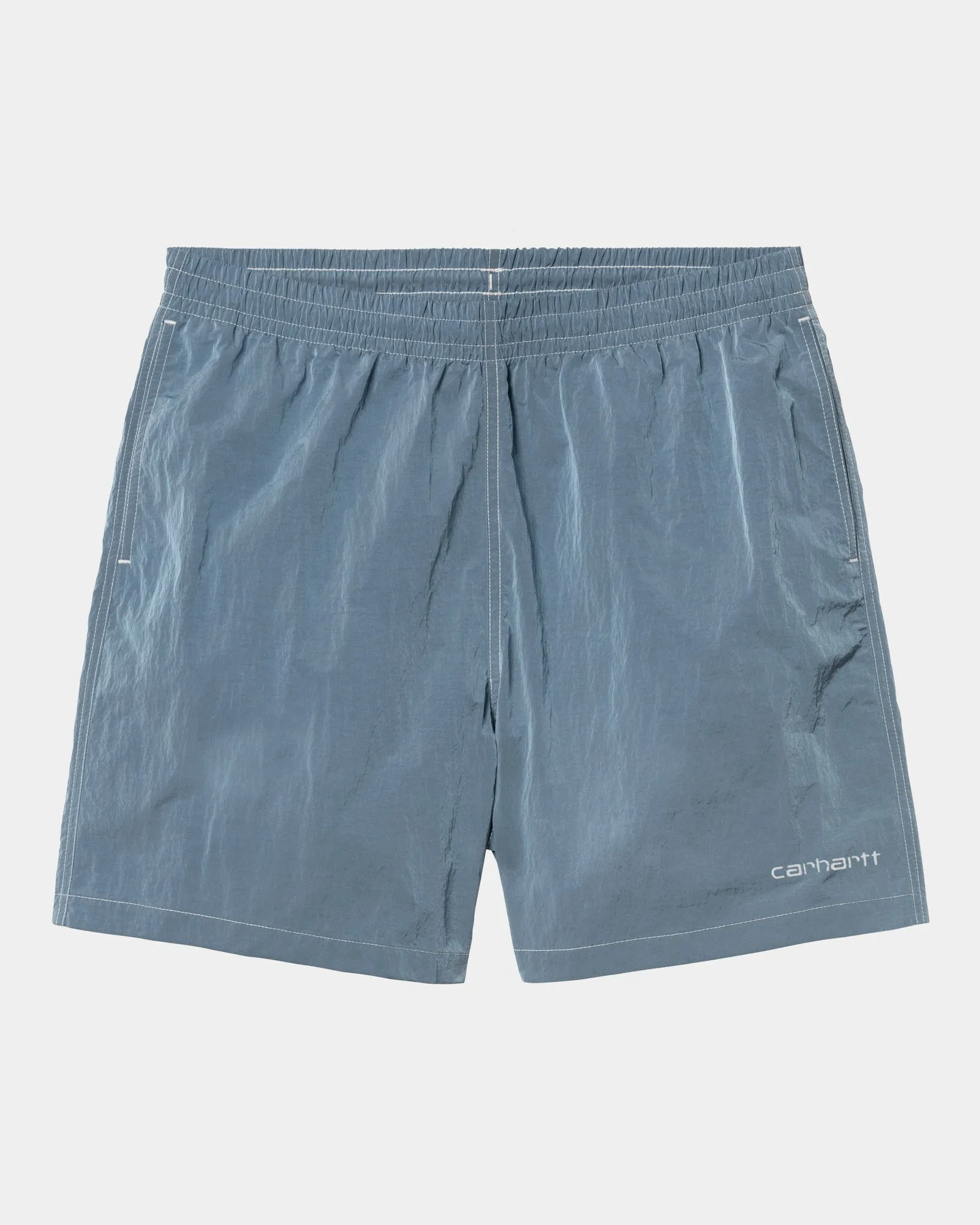 Canby Swim Trunks | Clay Blue / White Carhartt WIP