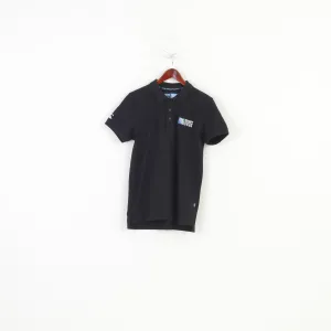 Canterbury Men S Polo Shirt  Rugby World Cup 2015 Black England 2015 Short Sleeve Sport Vintage Top