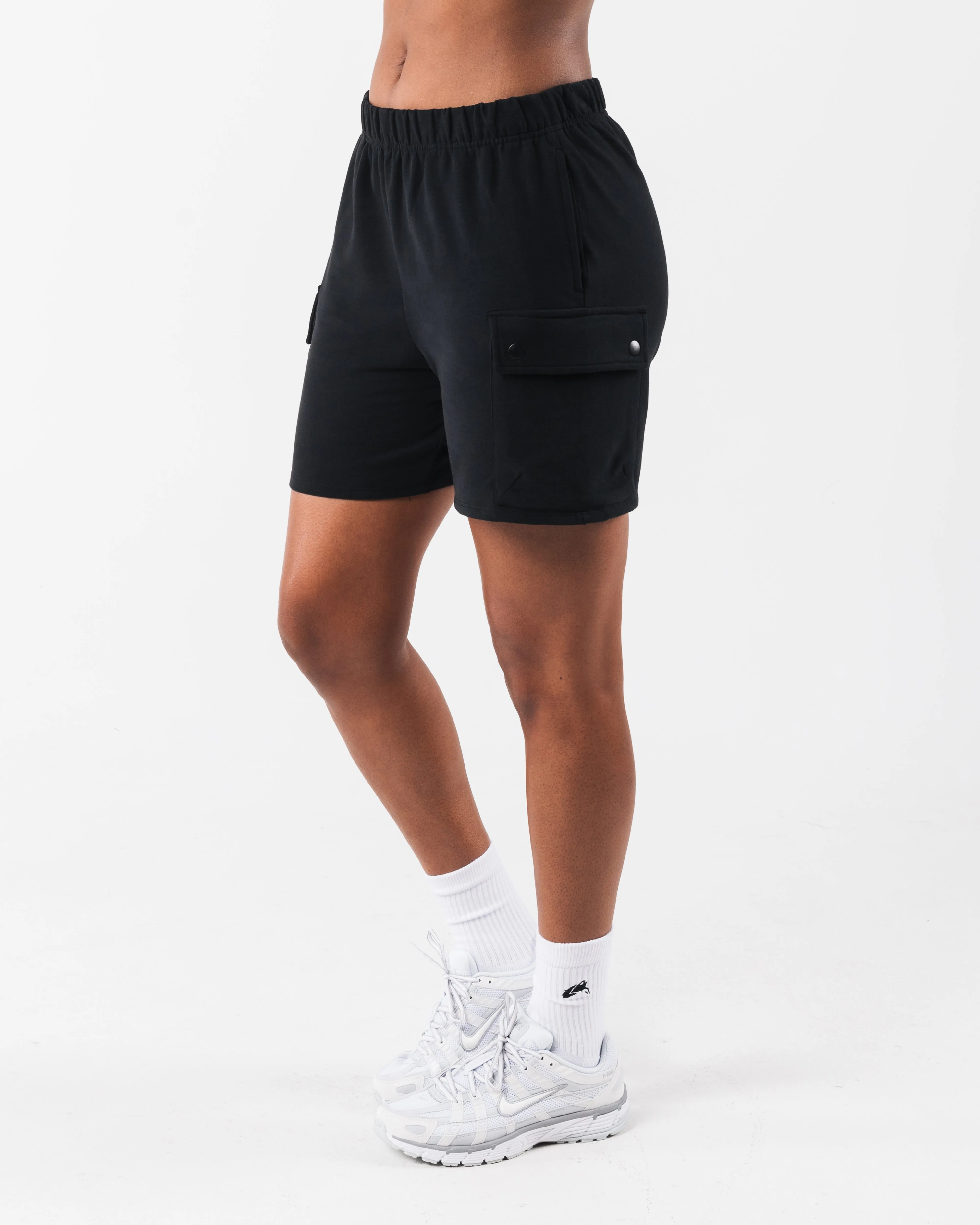 Cargo Short - Black Alphalete Athletics