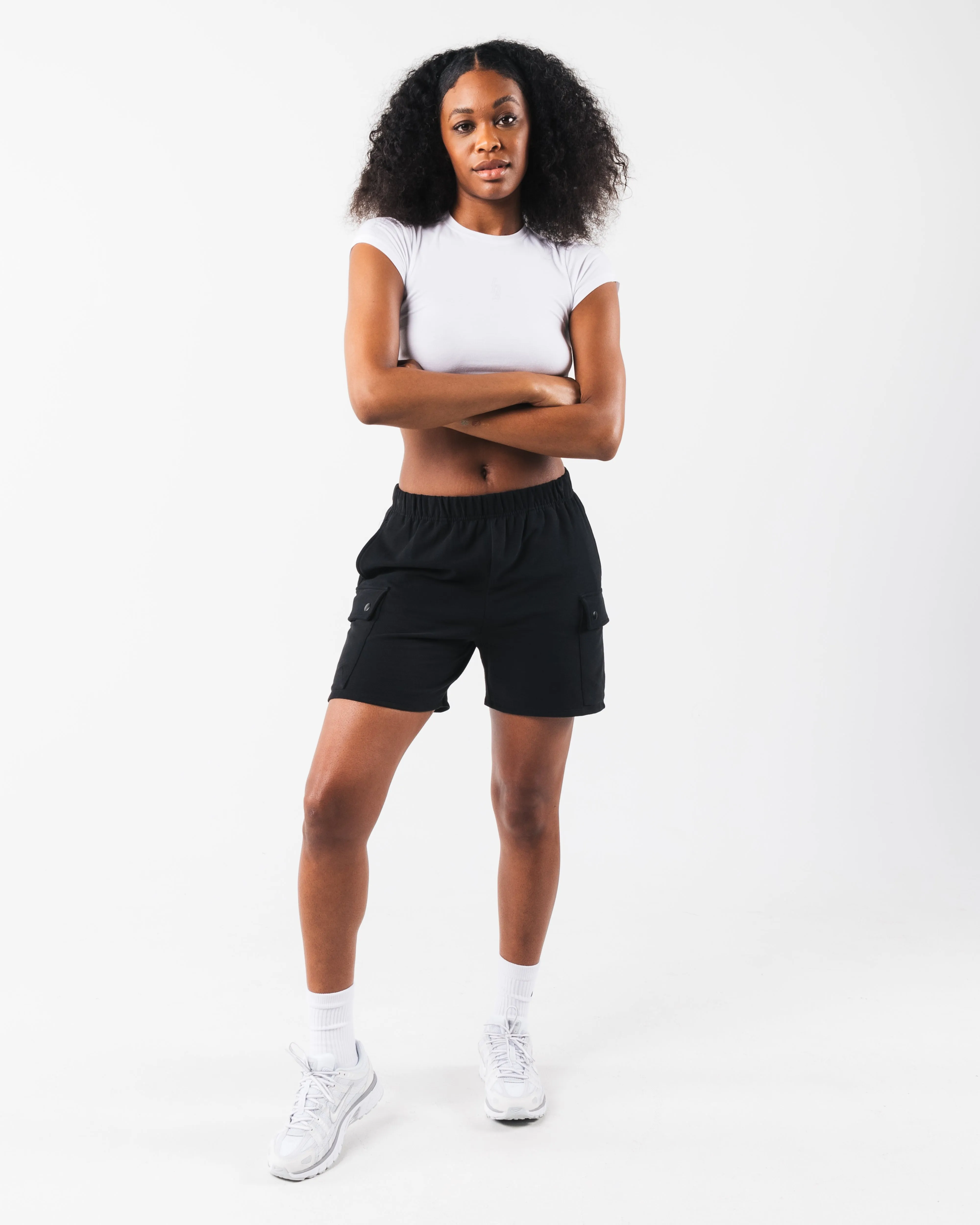 Cargo Short - Black Alphalete Athletics